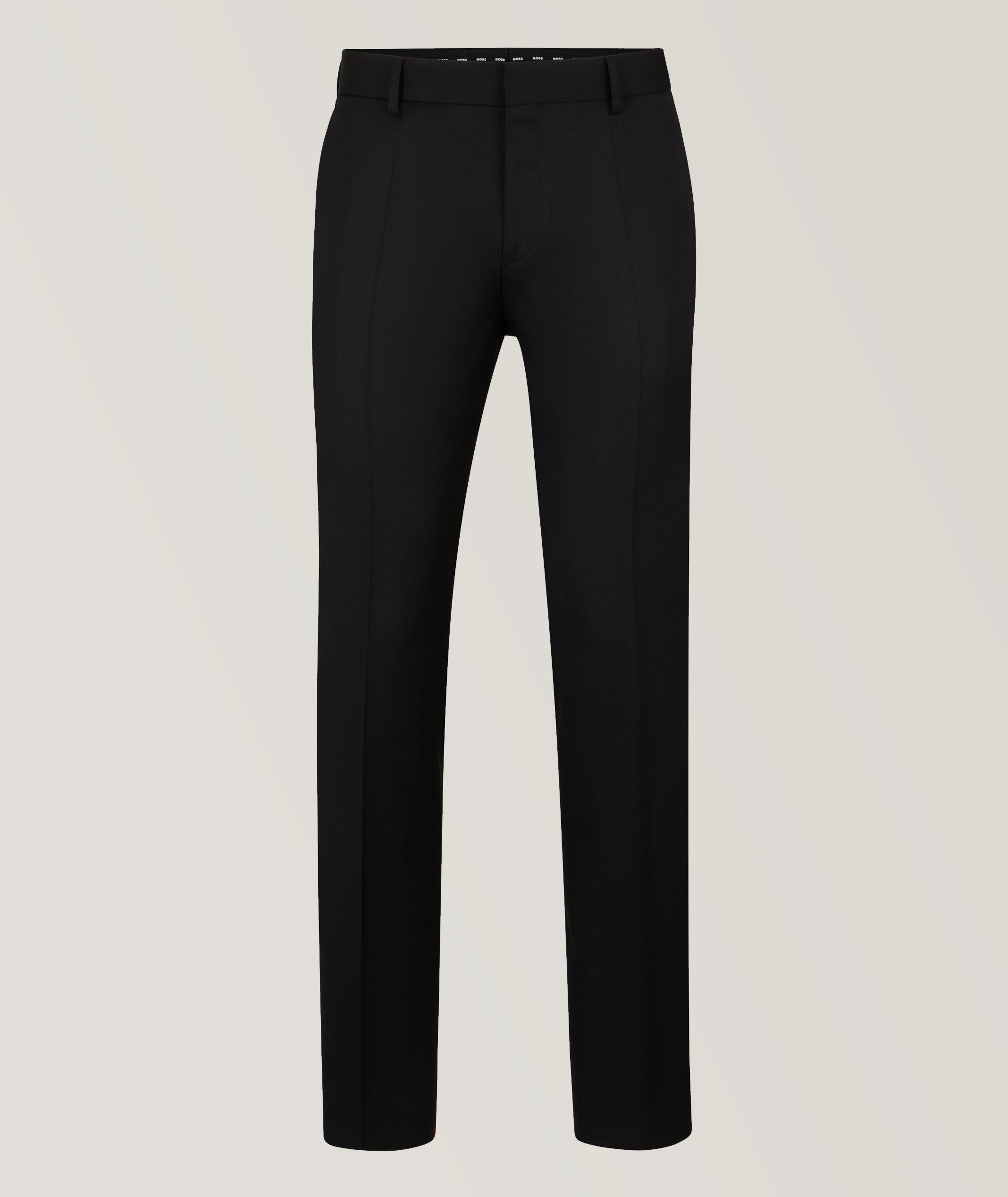 Slim-Fit Formal Virgin-Wool Trousers image 0