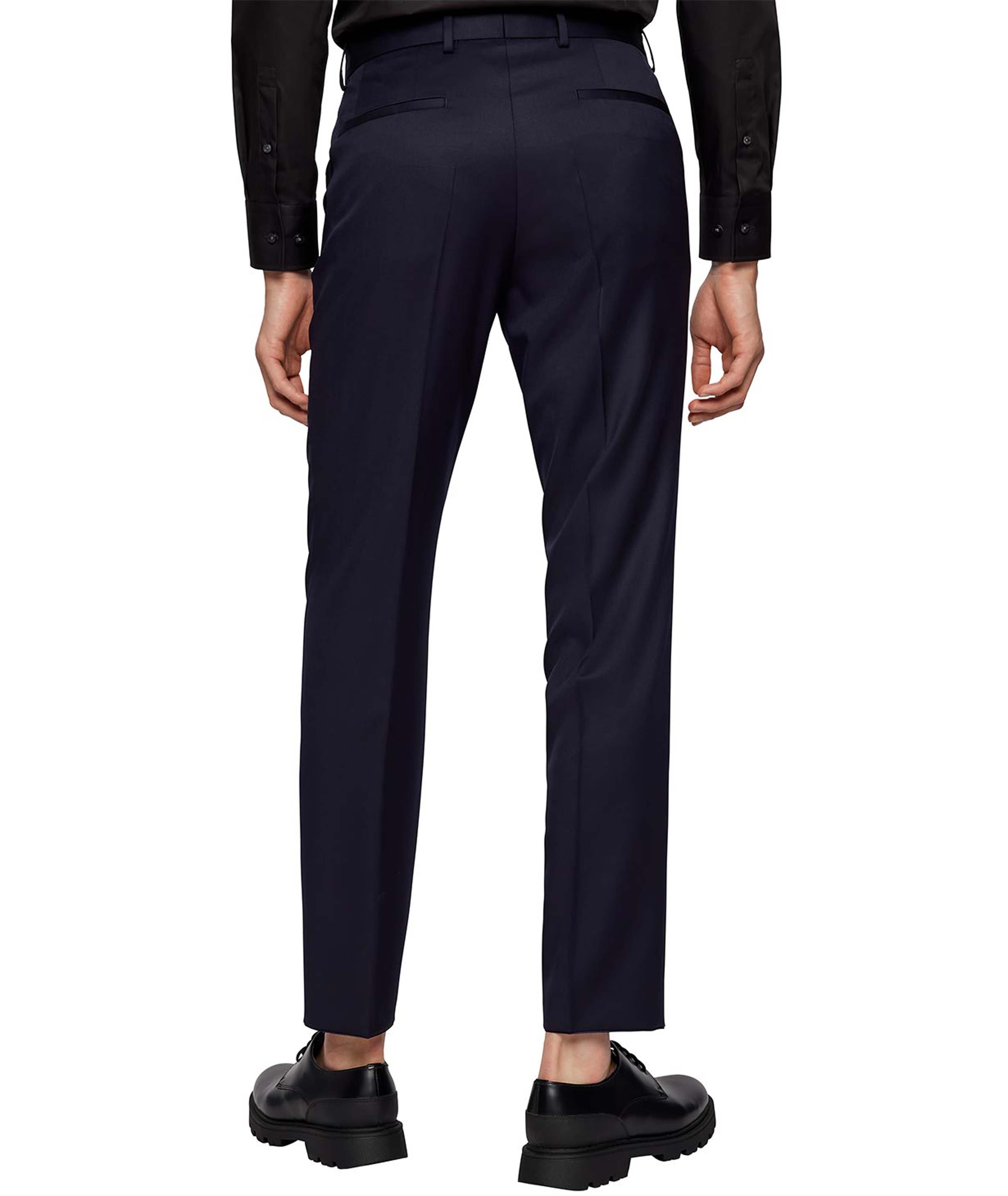 Slim-Fit Formal Virgin Wool Trousers image 3