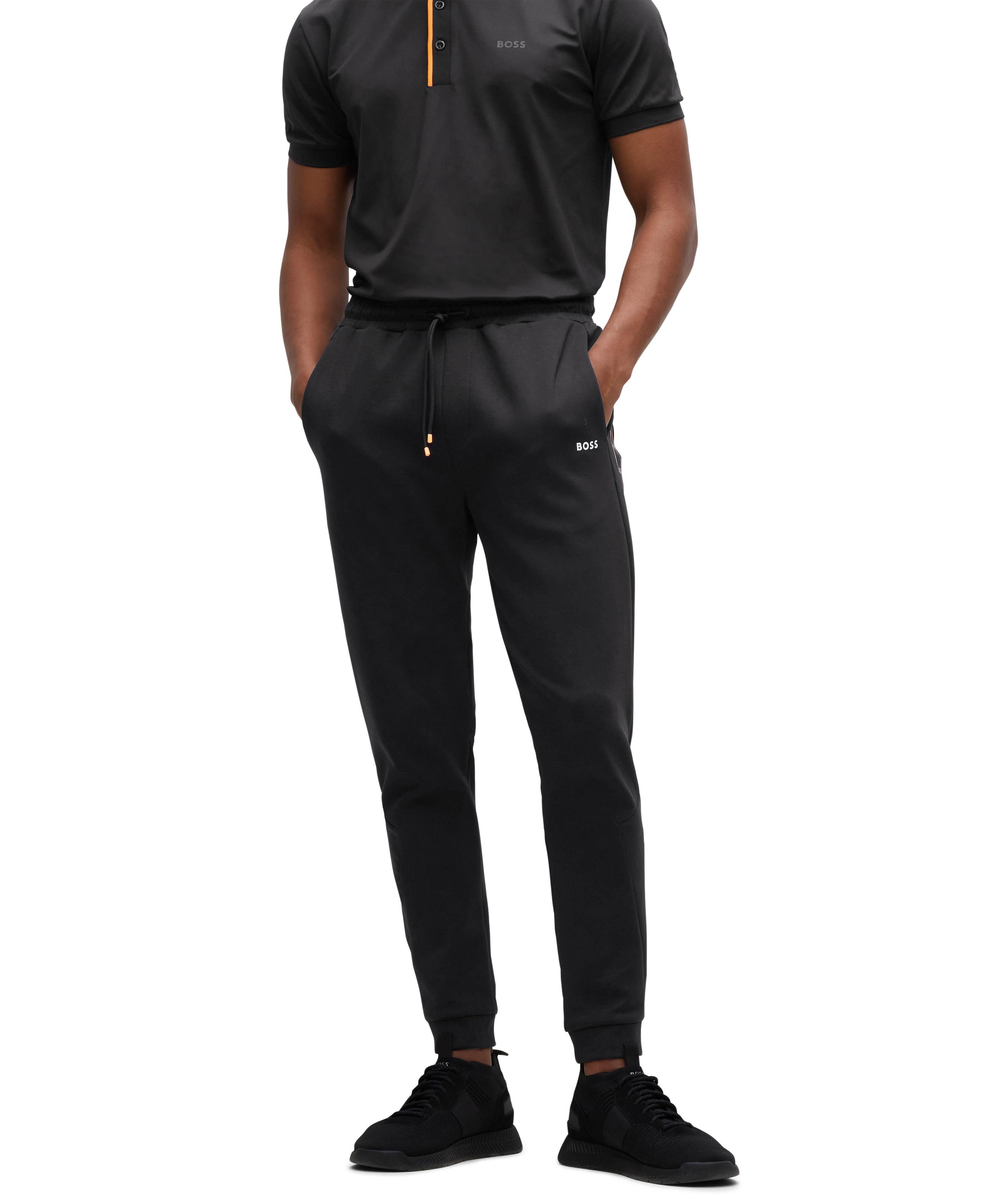 Cotton-Blend Logo-Tape Joggers image 1