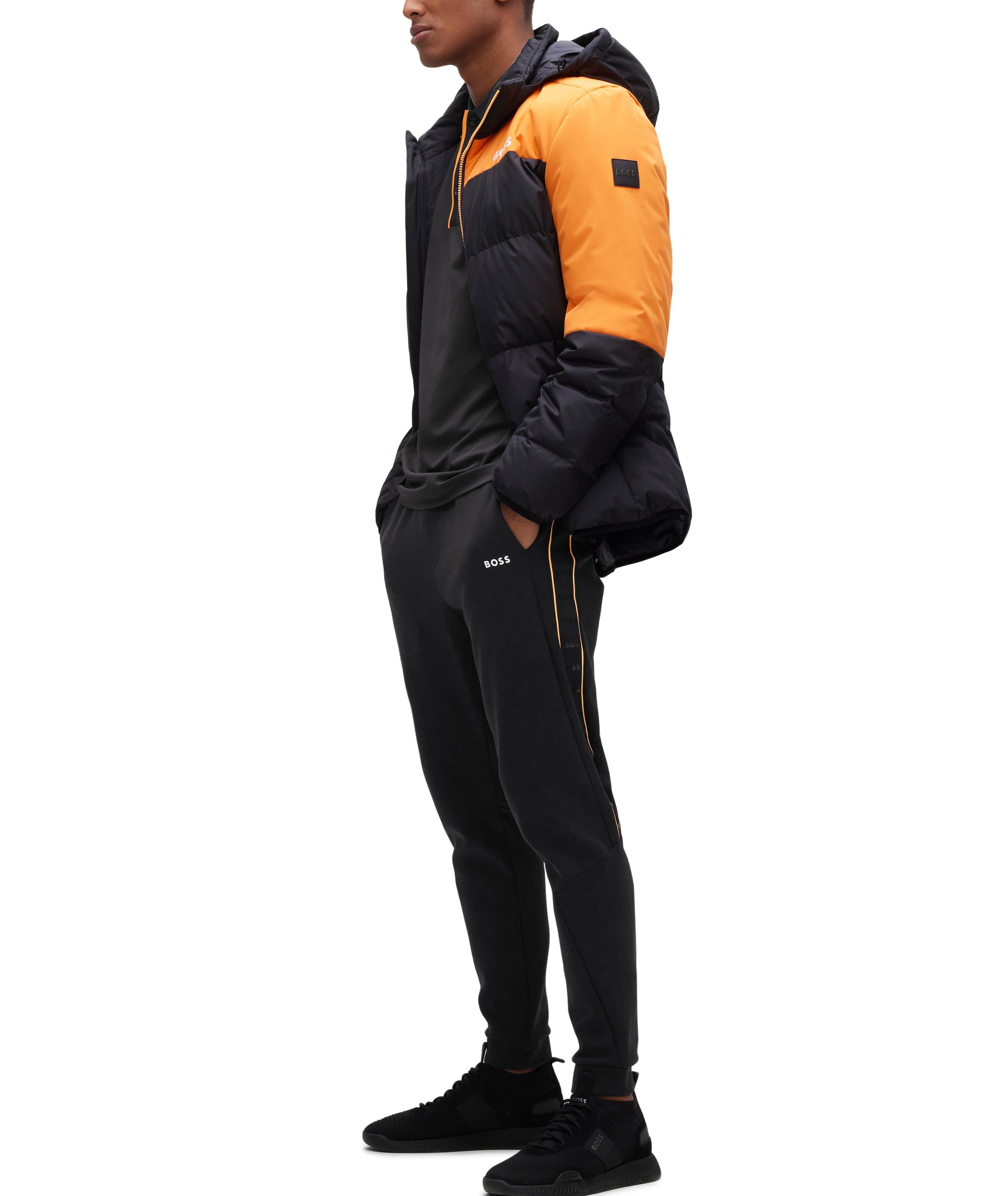 Cotton-Blend Logo-Tape Joggers image 5