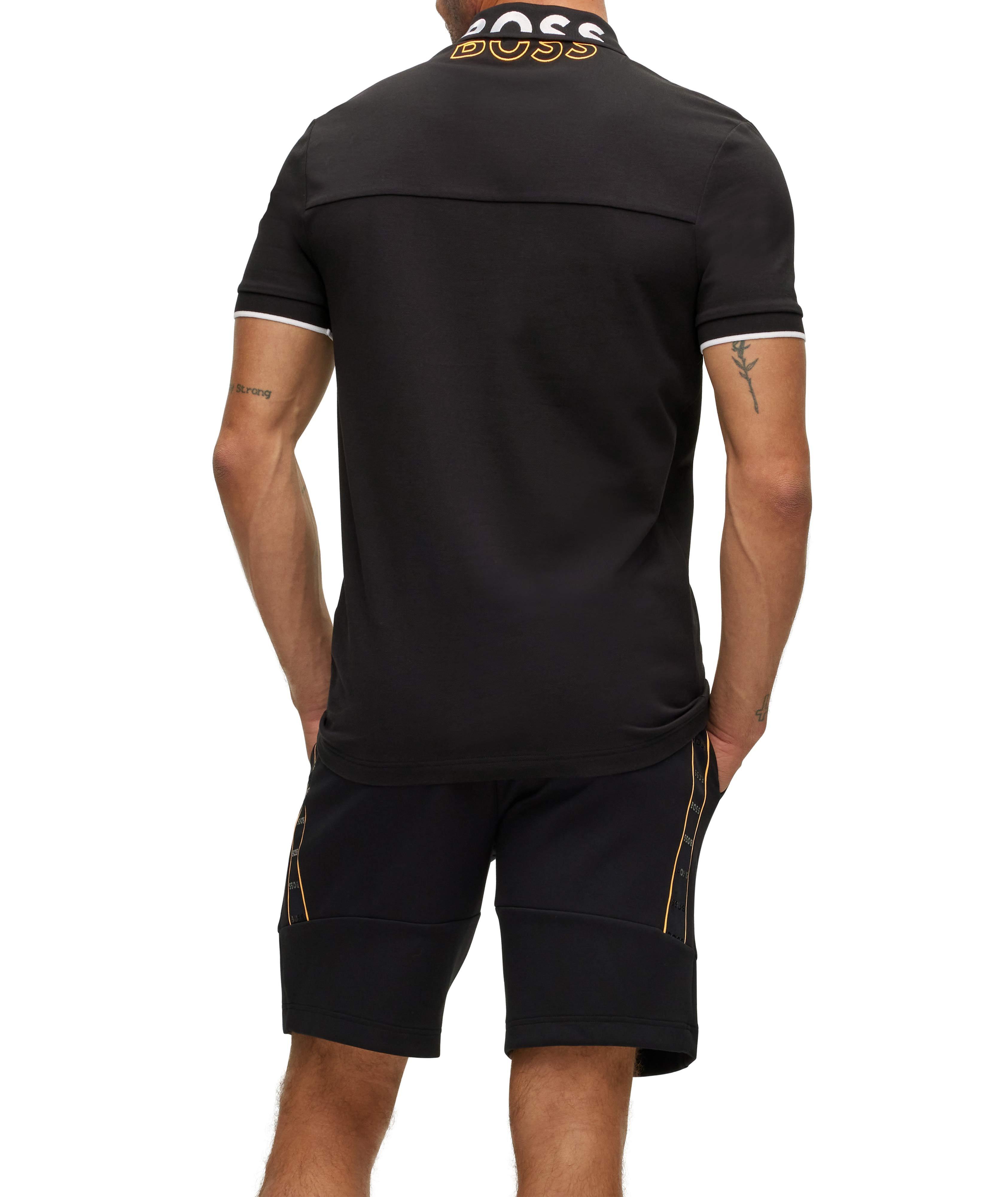Organic Cotton Embroidered Logo Polo image 2