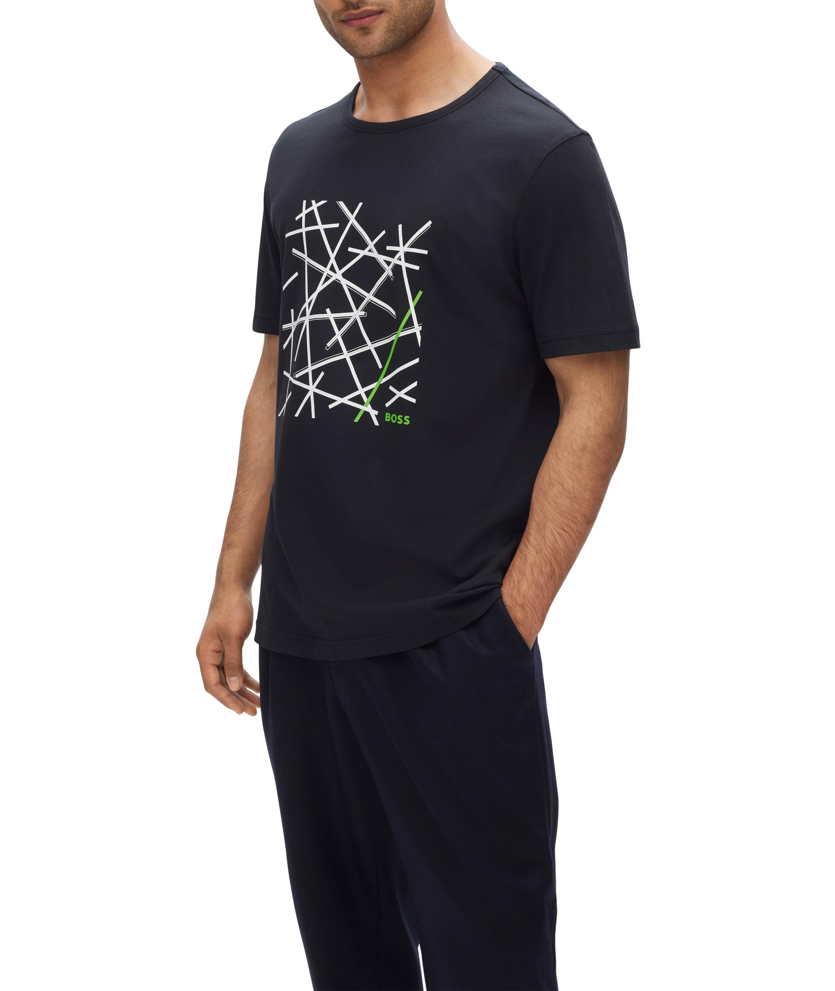 T-shirt en jersey de coton avec logo image 1