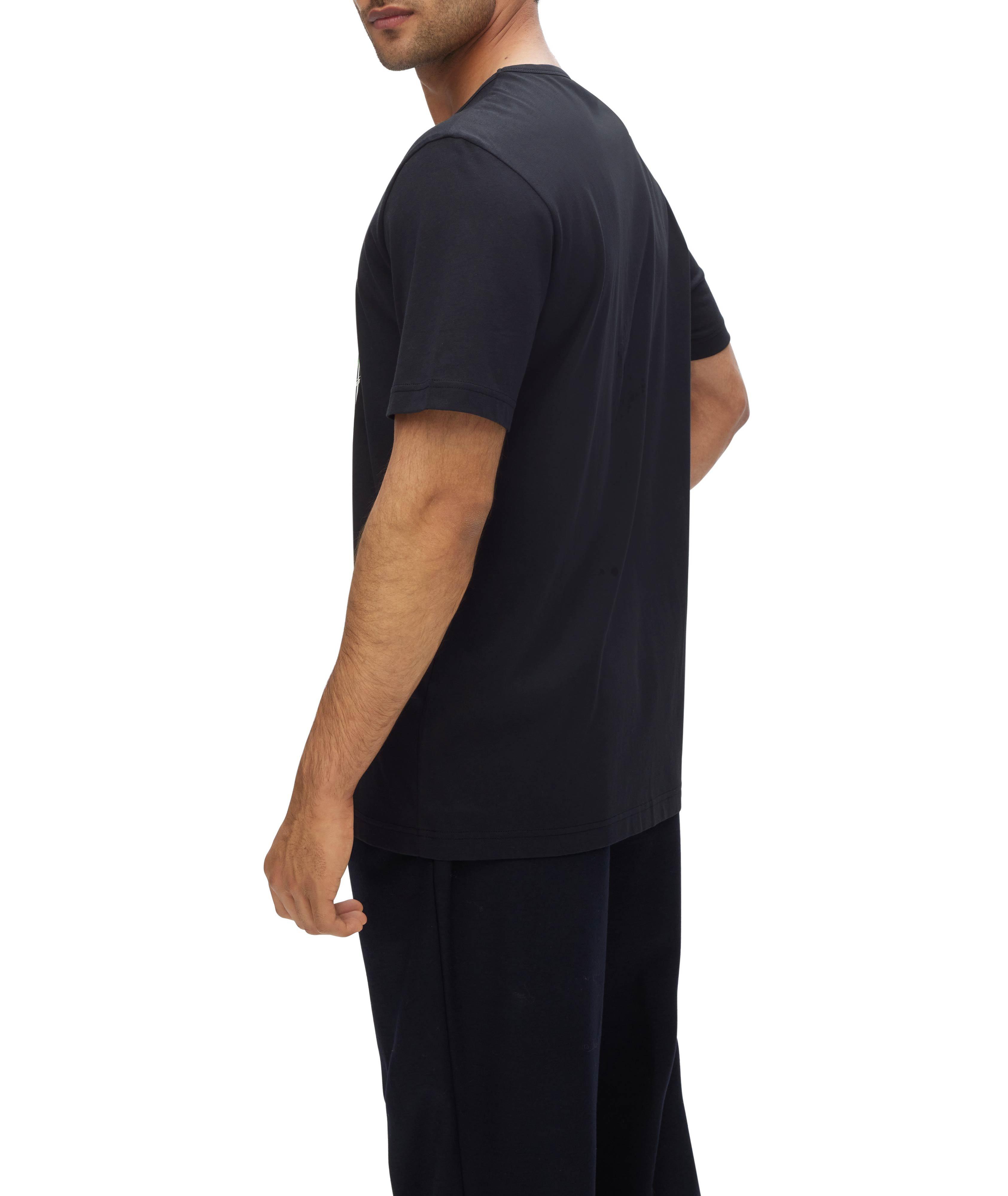 T-shirt en jersey de coton avec logo image 2
