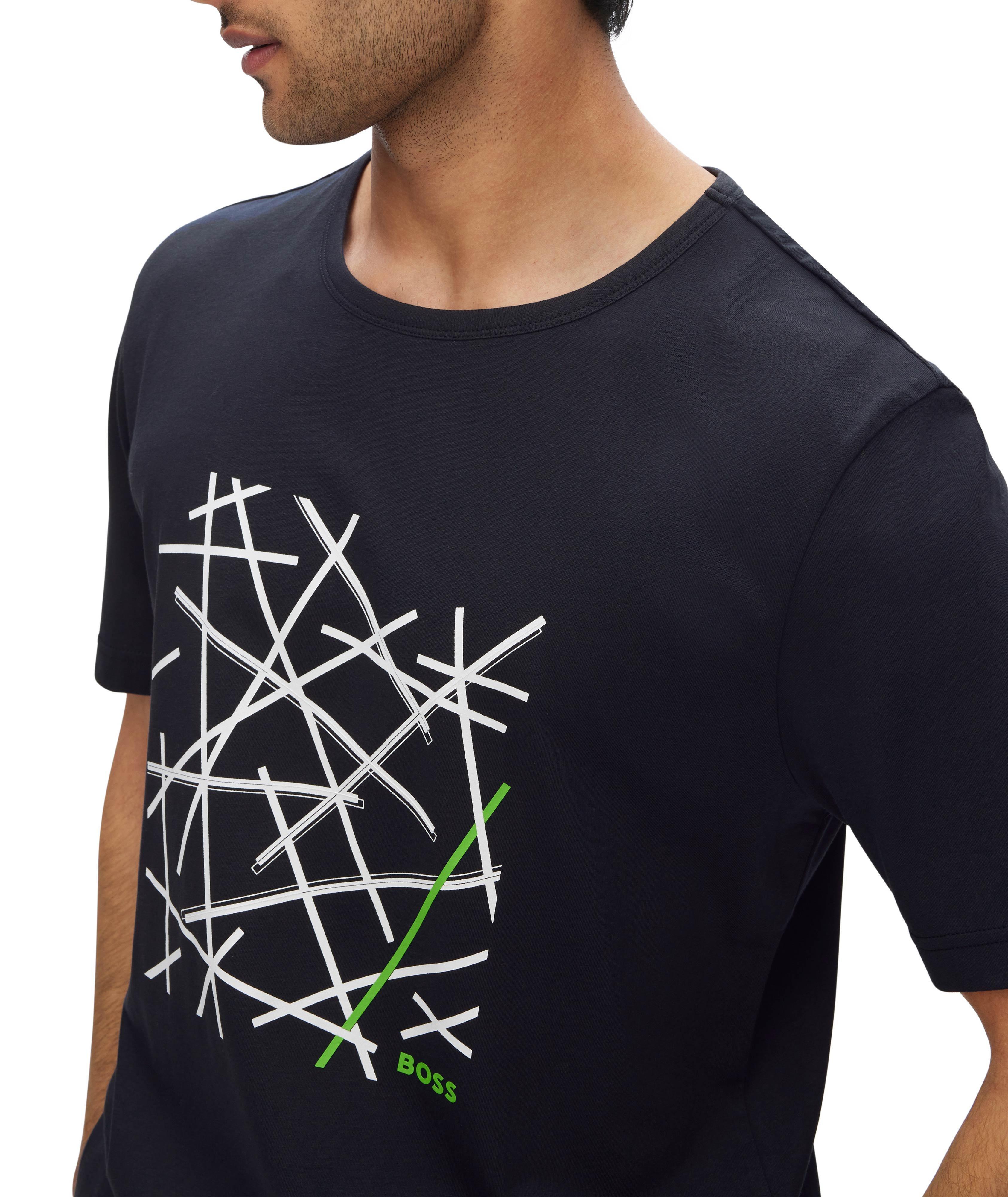 T-shirt en jersey de coton avec logo image 3