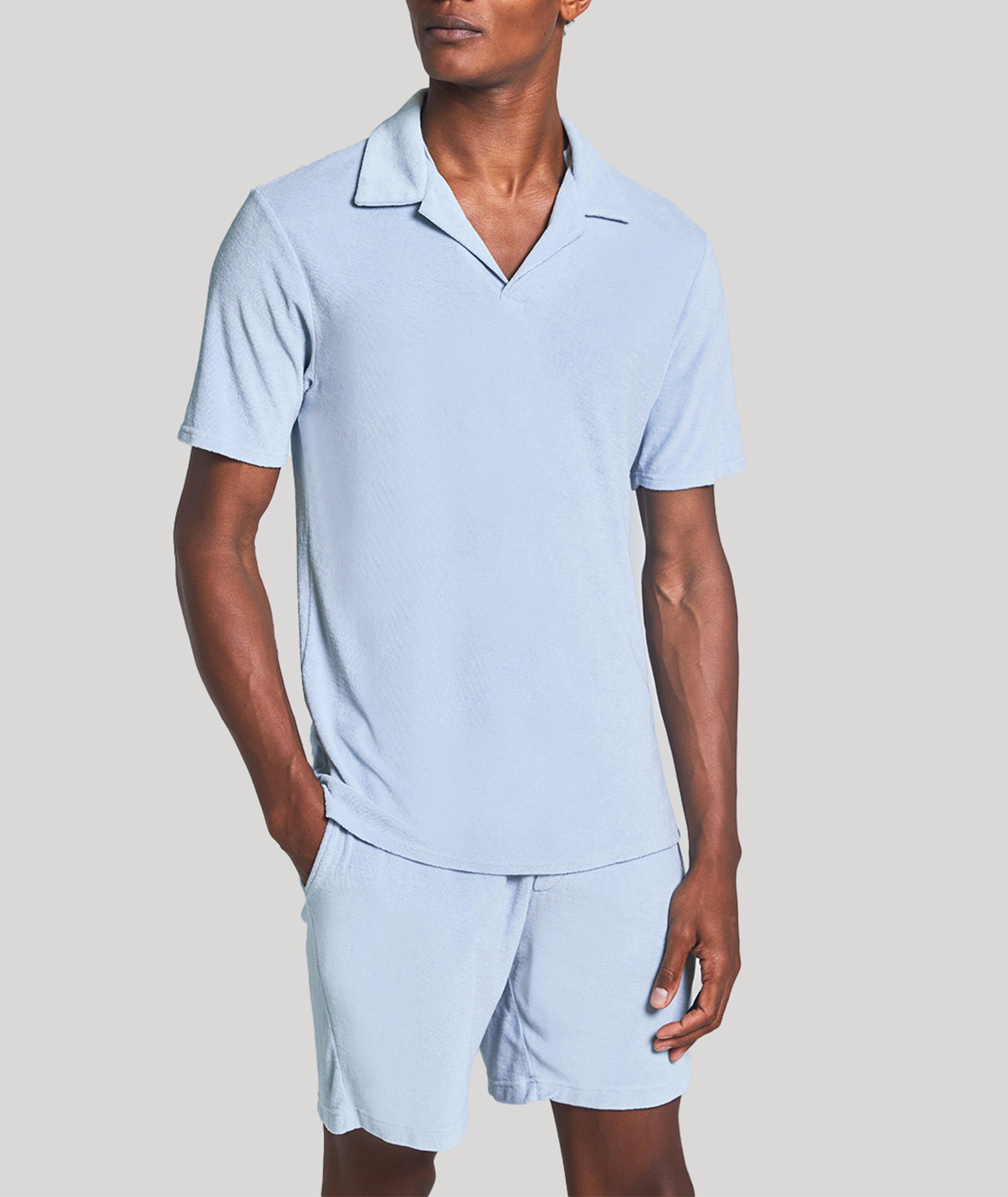 Faustino Terry Cloth Polo Shirt image 1