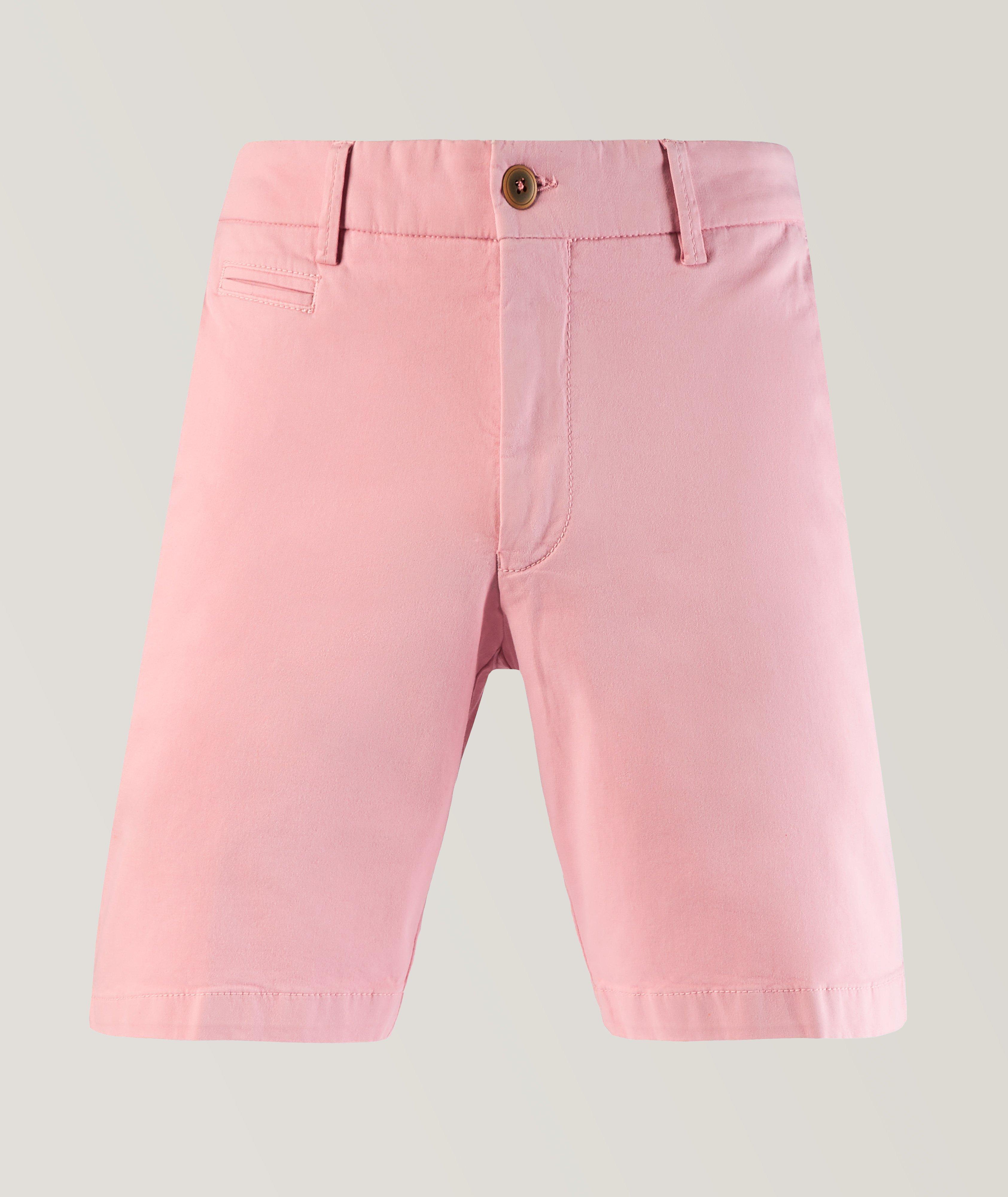 Slice Stretch-Cotton Twill Shorts