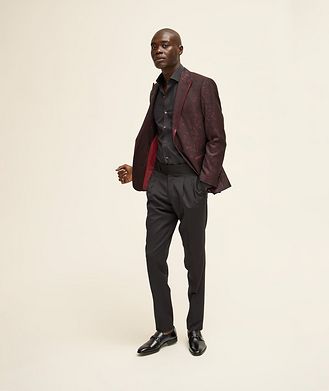 Harold The New Formal Floral Wool Cocktail Jacket
