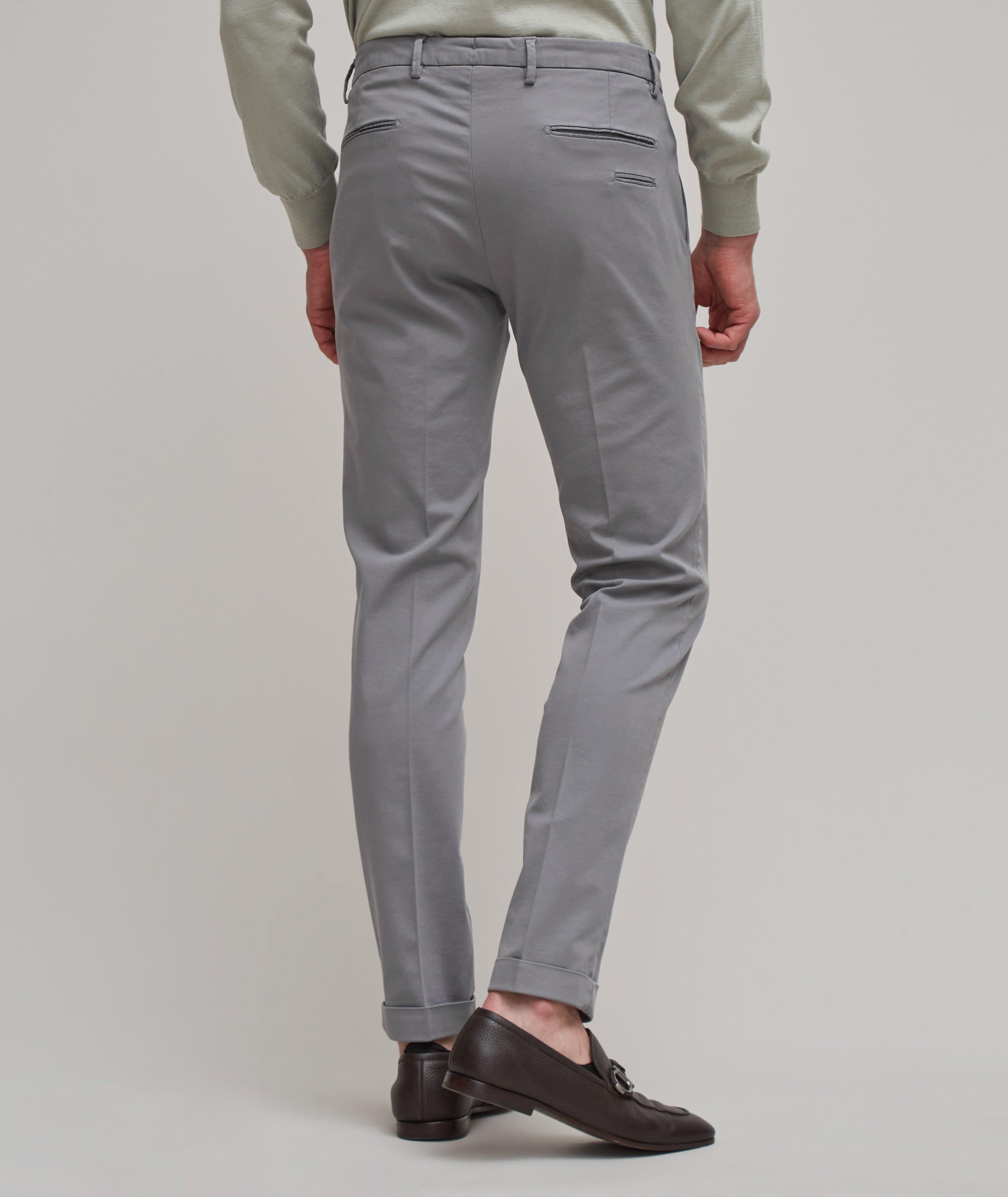 Slim Fit Cotton-Stretch Pants image 2