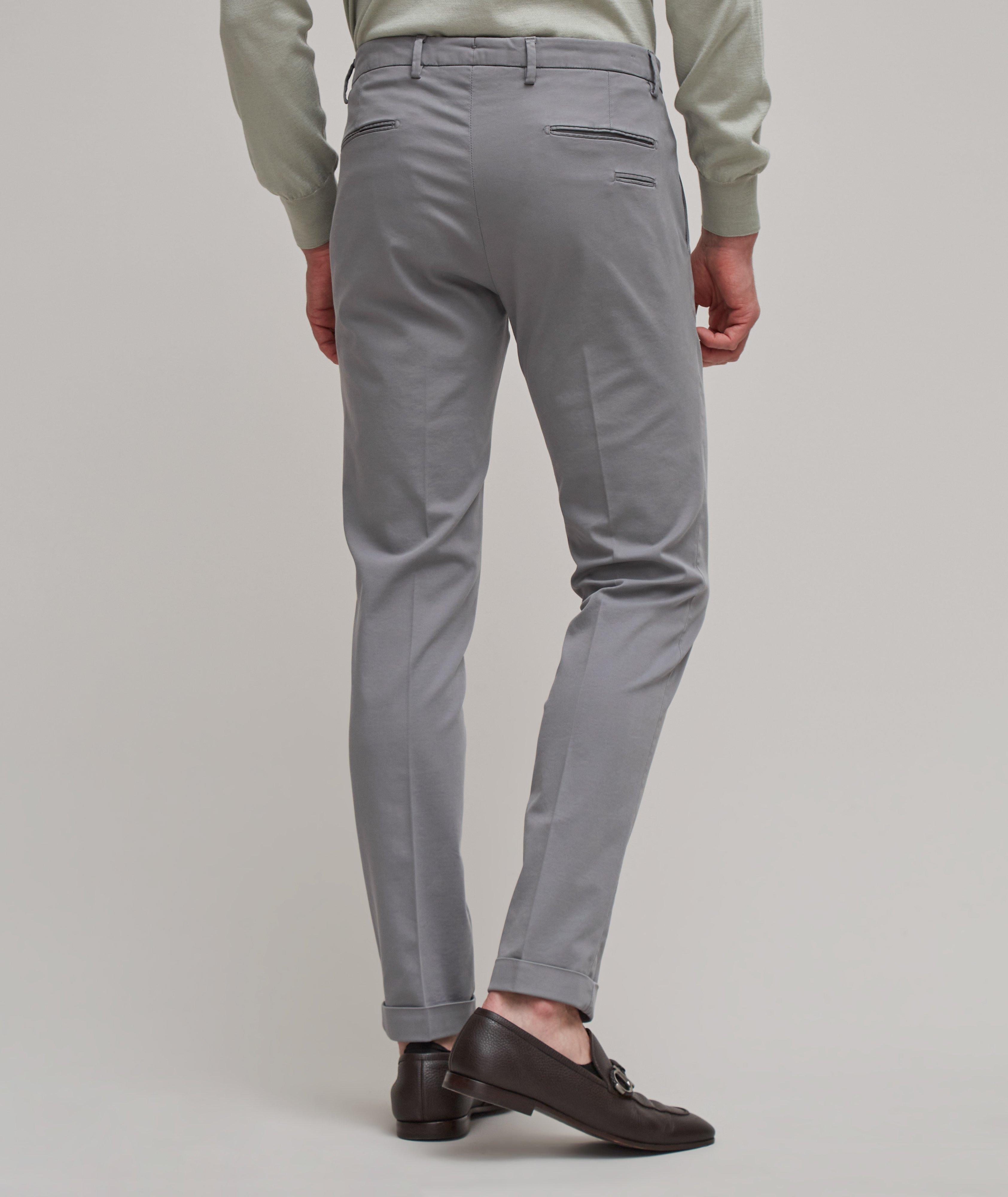 Pantalon en coton extensible de coupe amincie image 2