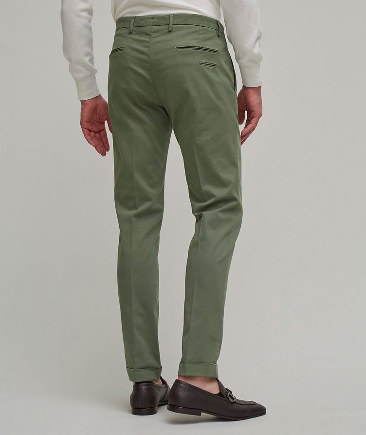 Pantalon en coton et en lyocell de coupe amincie image 2