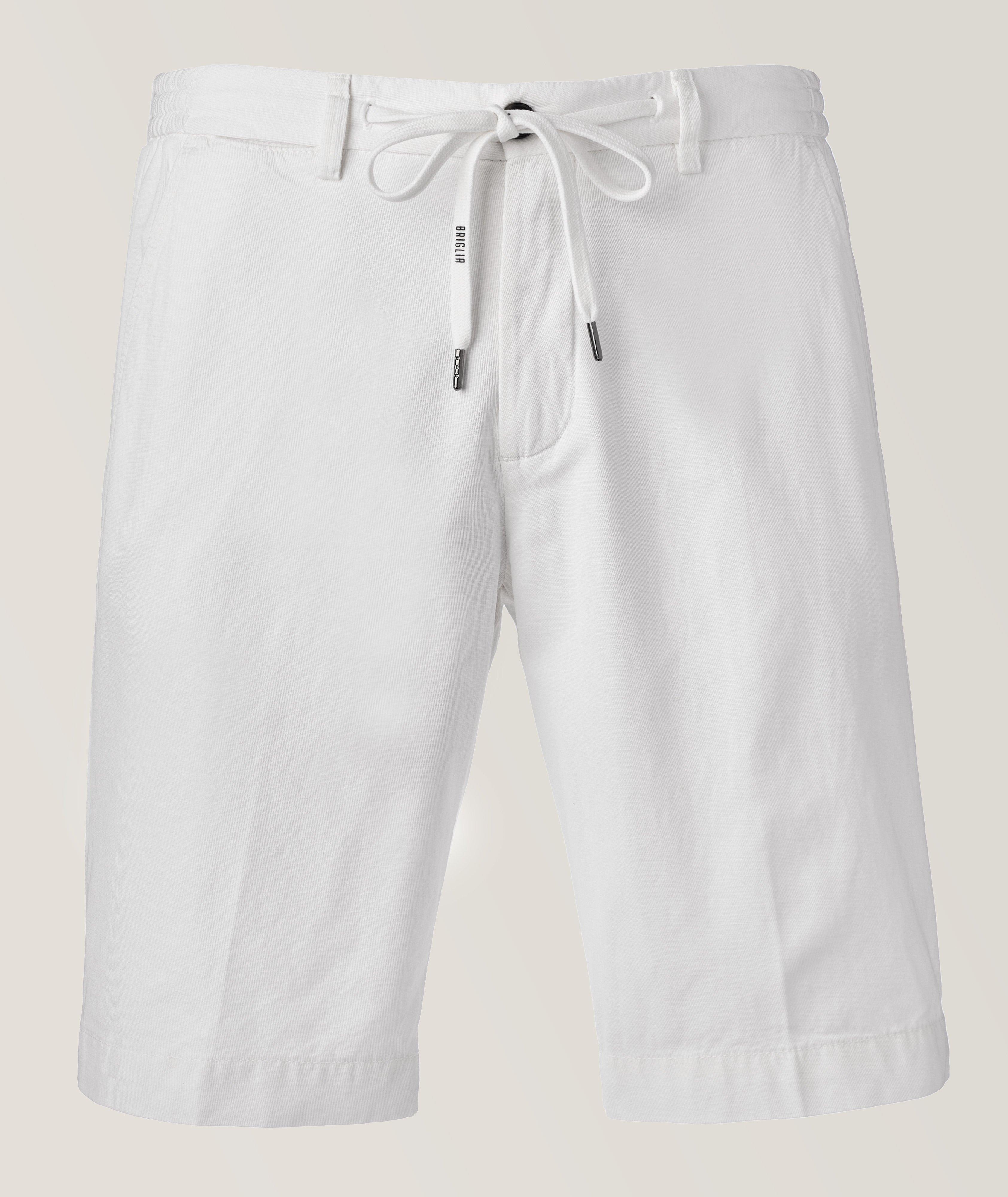 Malibu Cotton-Blend Drawstring Shorts image 0