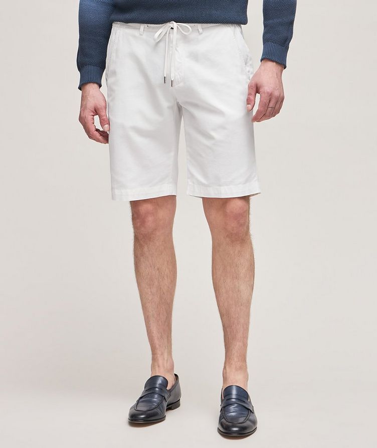 Malibu Cotton-Blend Drawstring Shorts image 1