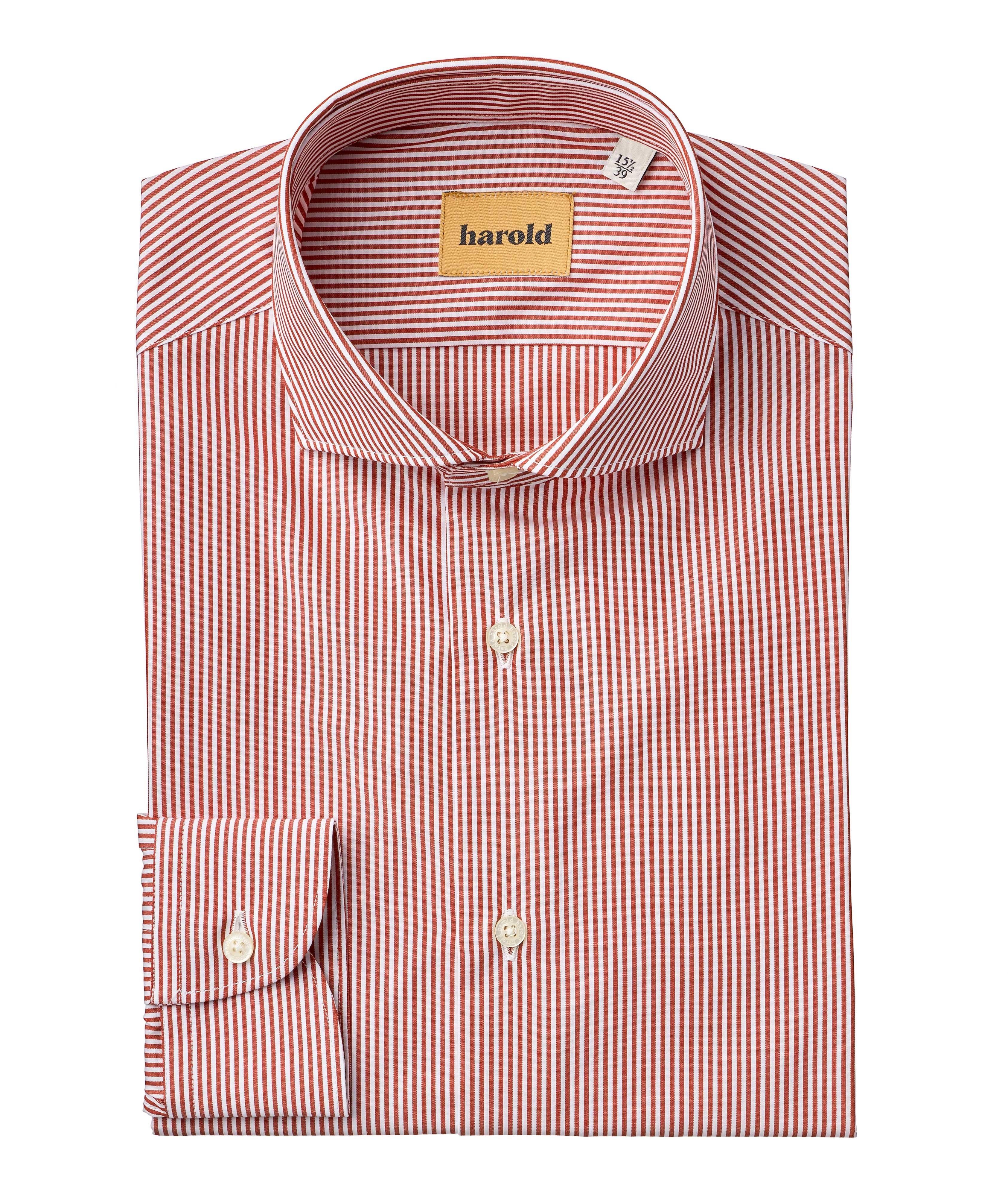 Striped Cotton Dress Shirt image 0