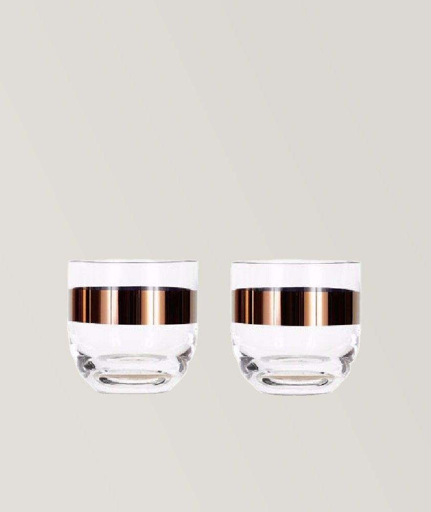 Ensemble de deux verres à whisky, collection Tank image 0