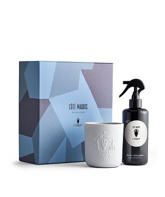 L'Objet Cote Maquis Room Spray + Candle Gift Set 