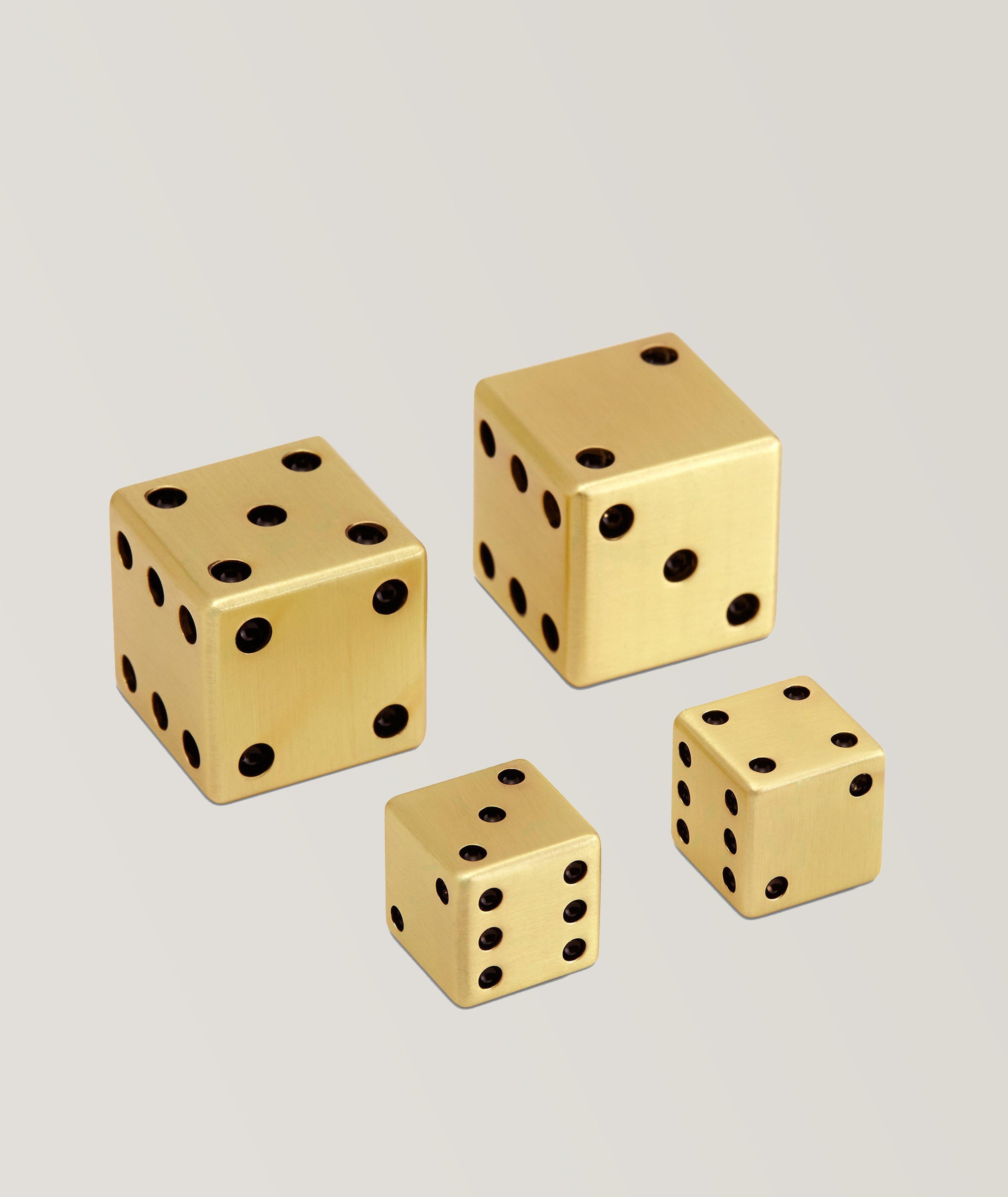 L'Objet L'Objet Gold Dice 2 Pairs 