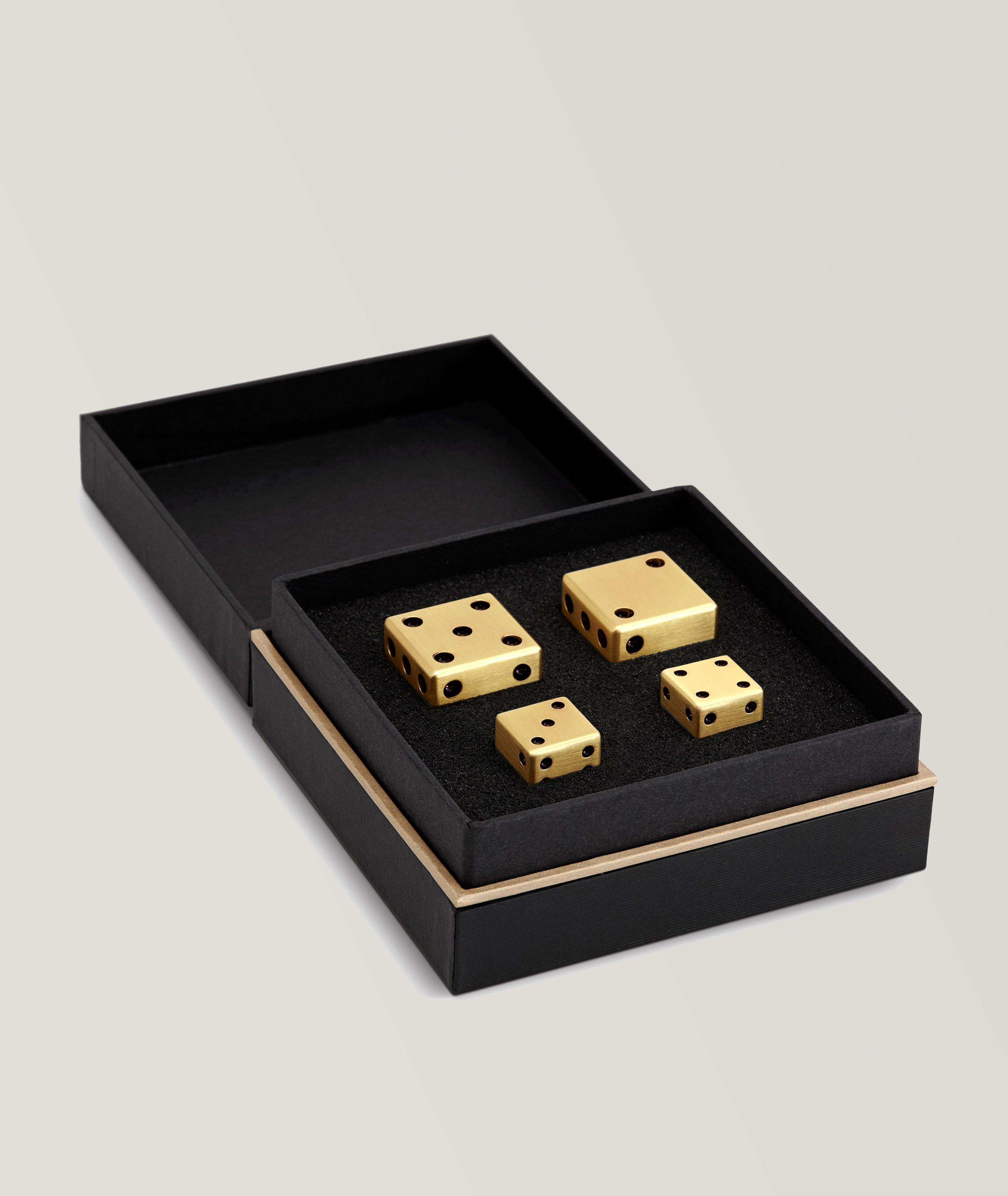 L'Objet Gold Dice 2 Pairs  image 1