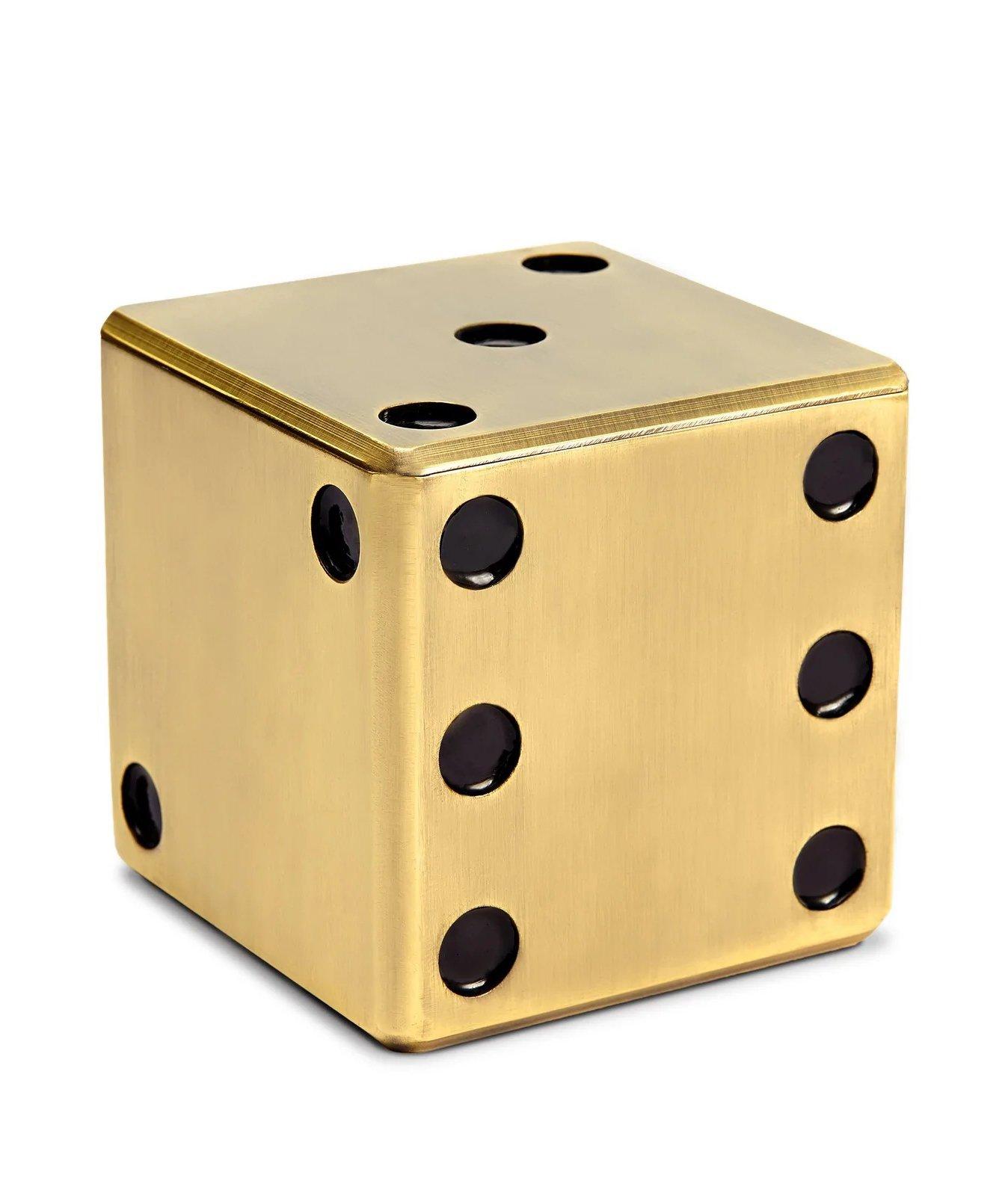 L'Objet Gold Dice Decorative Box  image 0