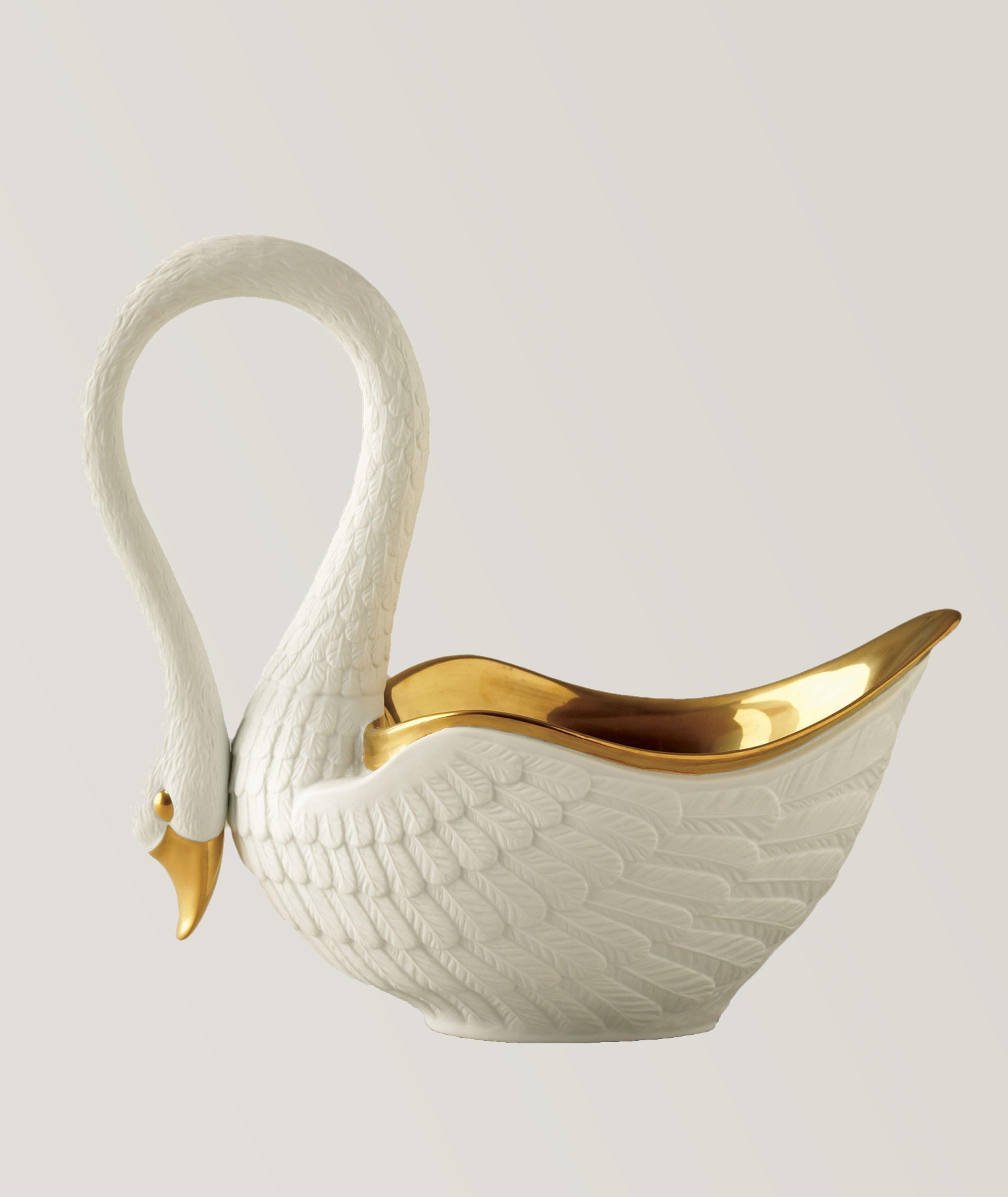 Large Swan Bowl White image 0