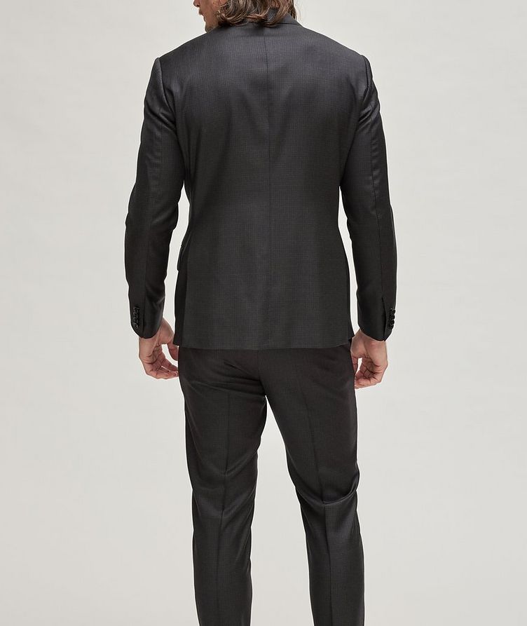 Slim-Fit Mini Check Wool Suit image 2