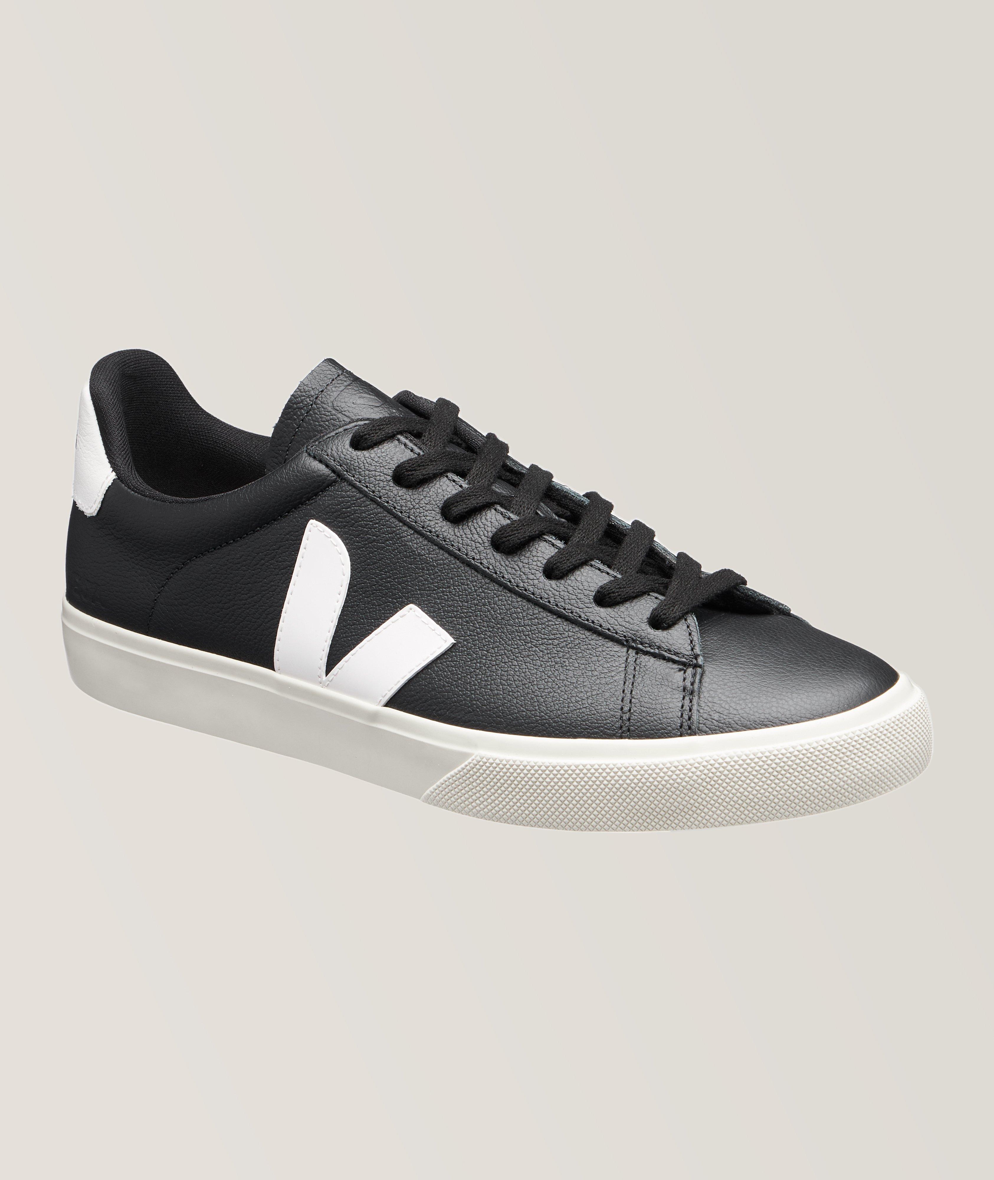 VEJA Campo Chrome-free Leather Lace-up Sneakers
