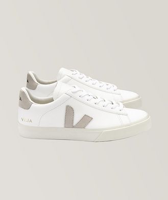 VEJA Campo Chrome-free Leather Lace-up Sneakers