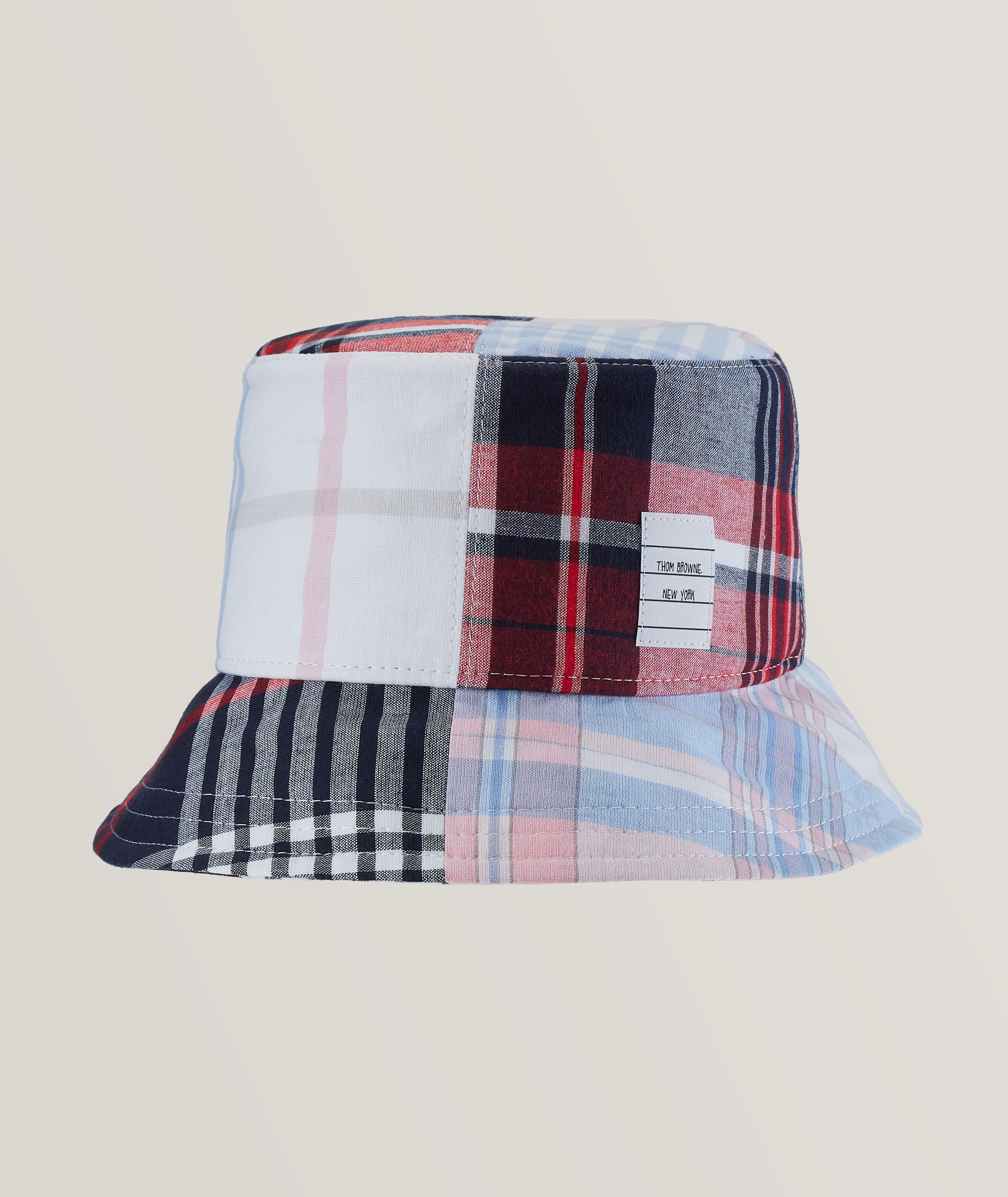 Thom Browne Madras Cotton Bucket Hat | Hats | Harry Rosen