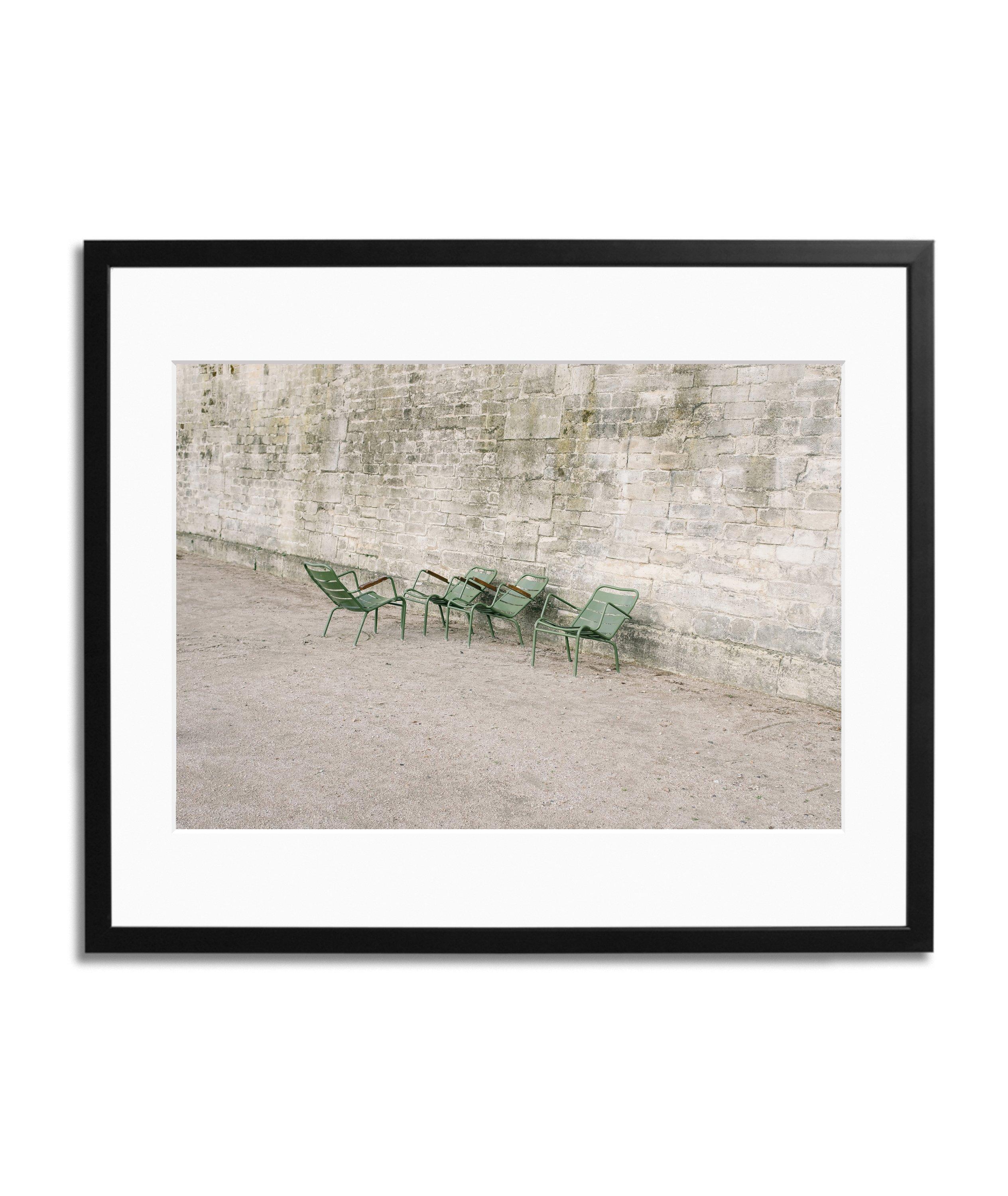 The Chairs Of The Louvre Framed Print image 0