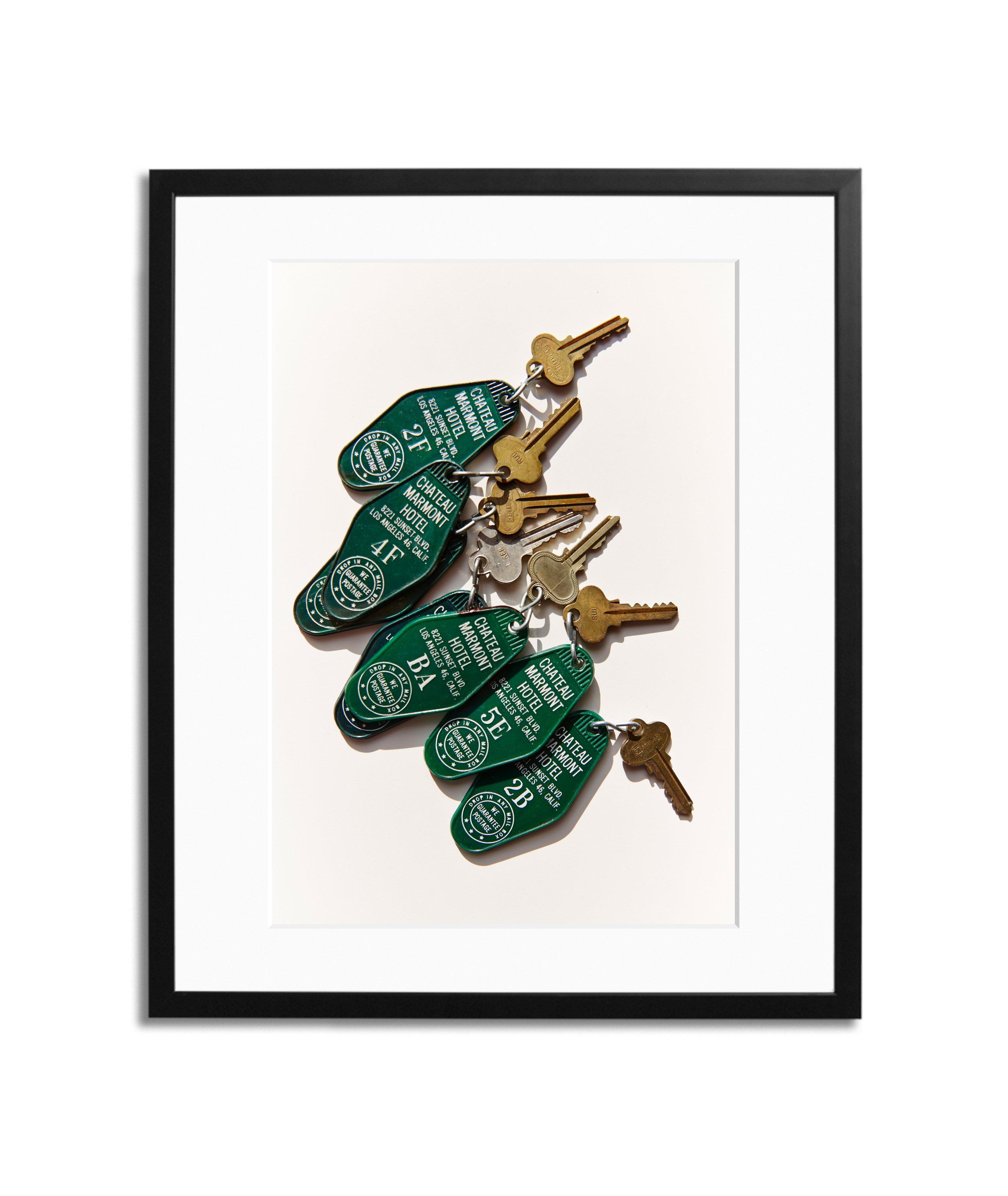 Keys Chateau Marmont Framed Print image 0