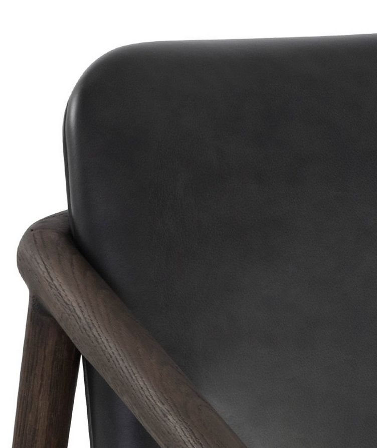 Cinelli Lounge Chair - Brentwood Charcoal Leather image 5