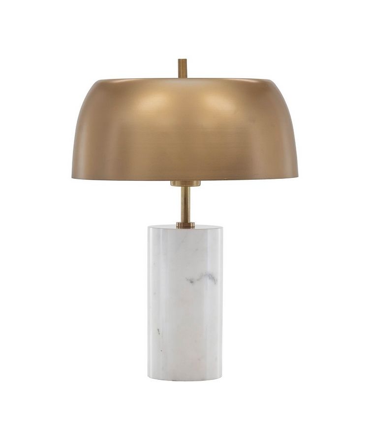 Aludra Table Lamp - White Marble - Gold image 1