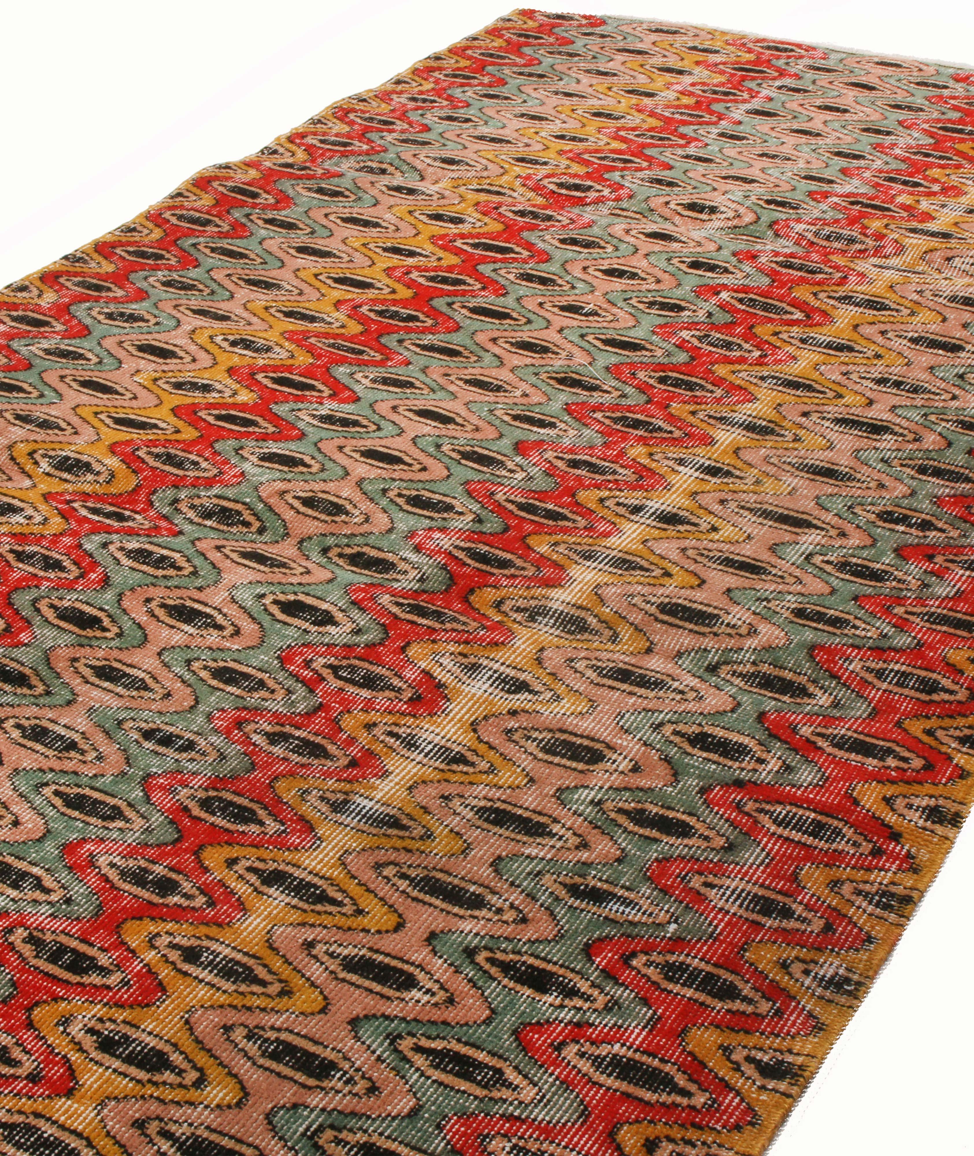 1960s Vintage Distressed Zeki Müren Retro Pattern image 1