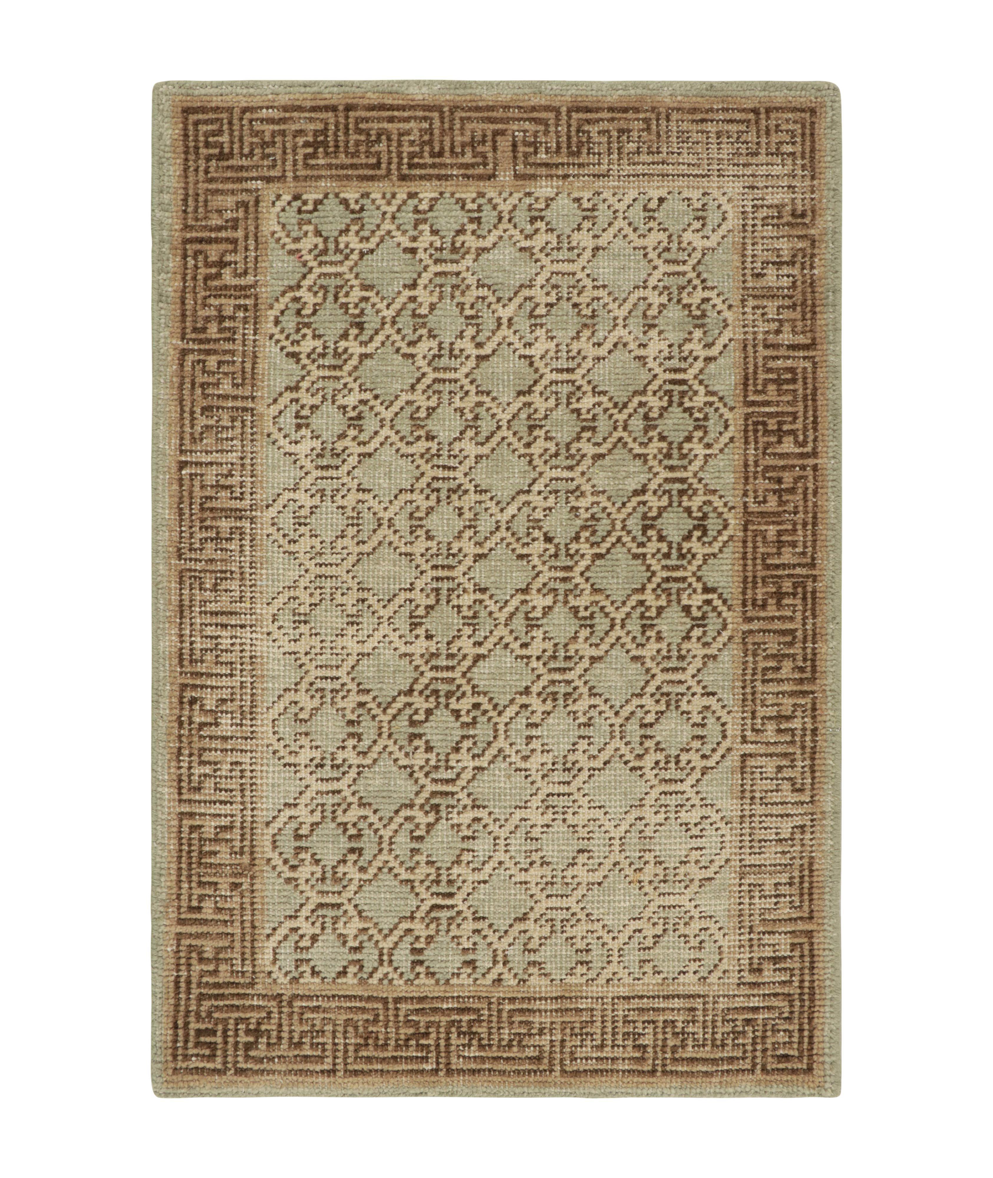 Distressed Khotan Style Scatter Rug image 0