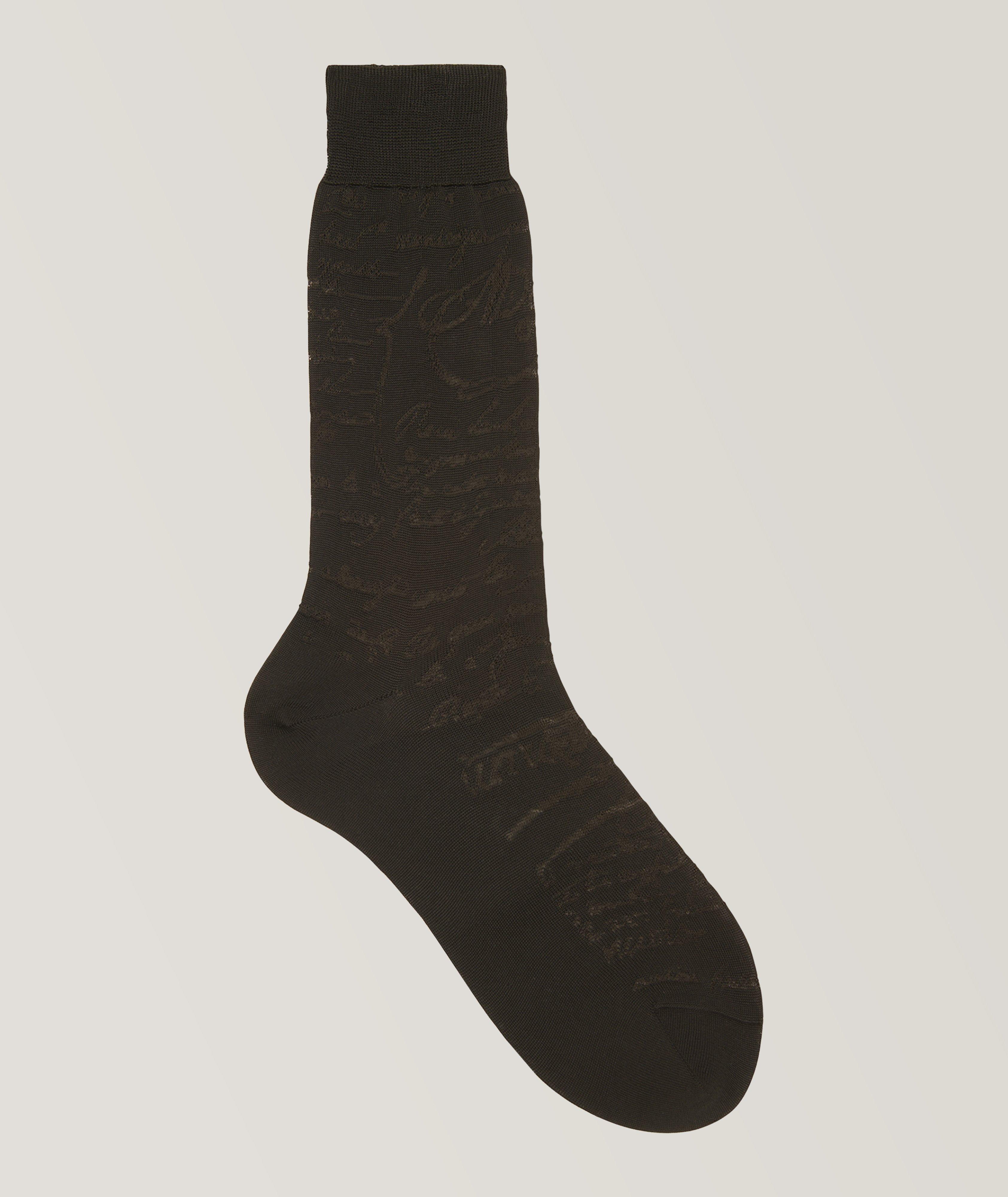 Cotton Scritto Socks image 0