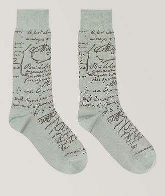 Berluti Cotton Blend Scritto Socks
