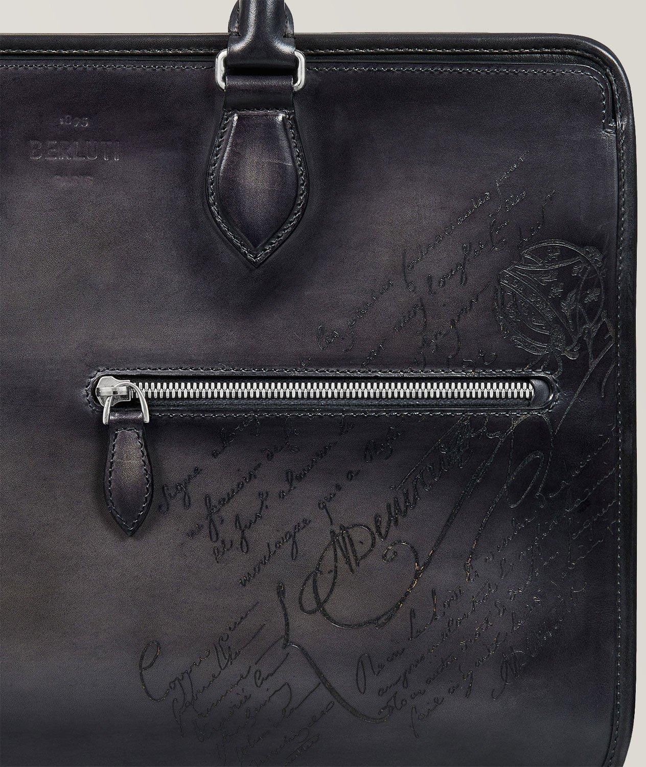 Un Jour Leather Scritto Briefcase image 3