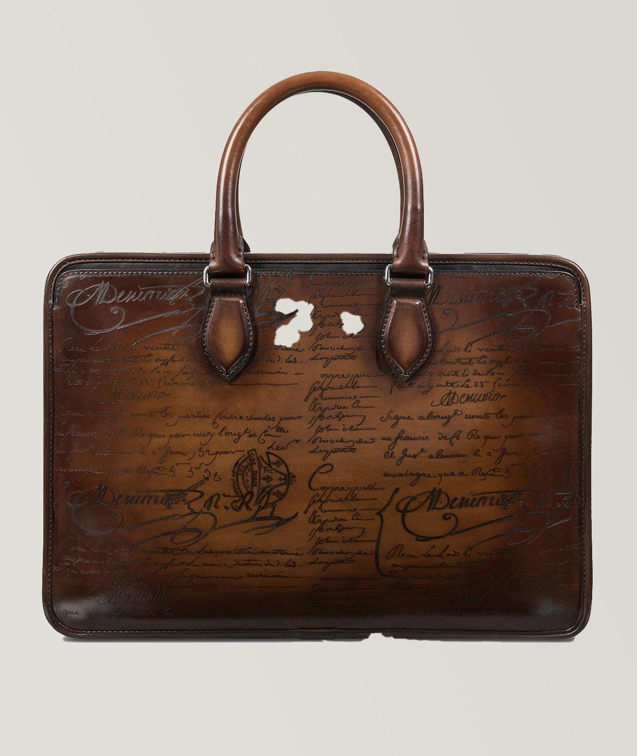 Un Jour Mini Scritto Leather Briefcase image 2