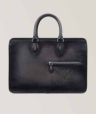 Berluti Un Jour Leather Scritto Briefcase
