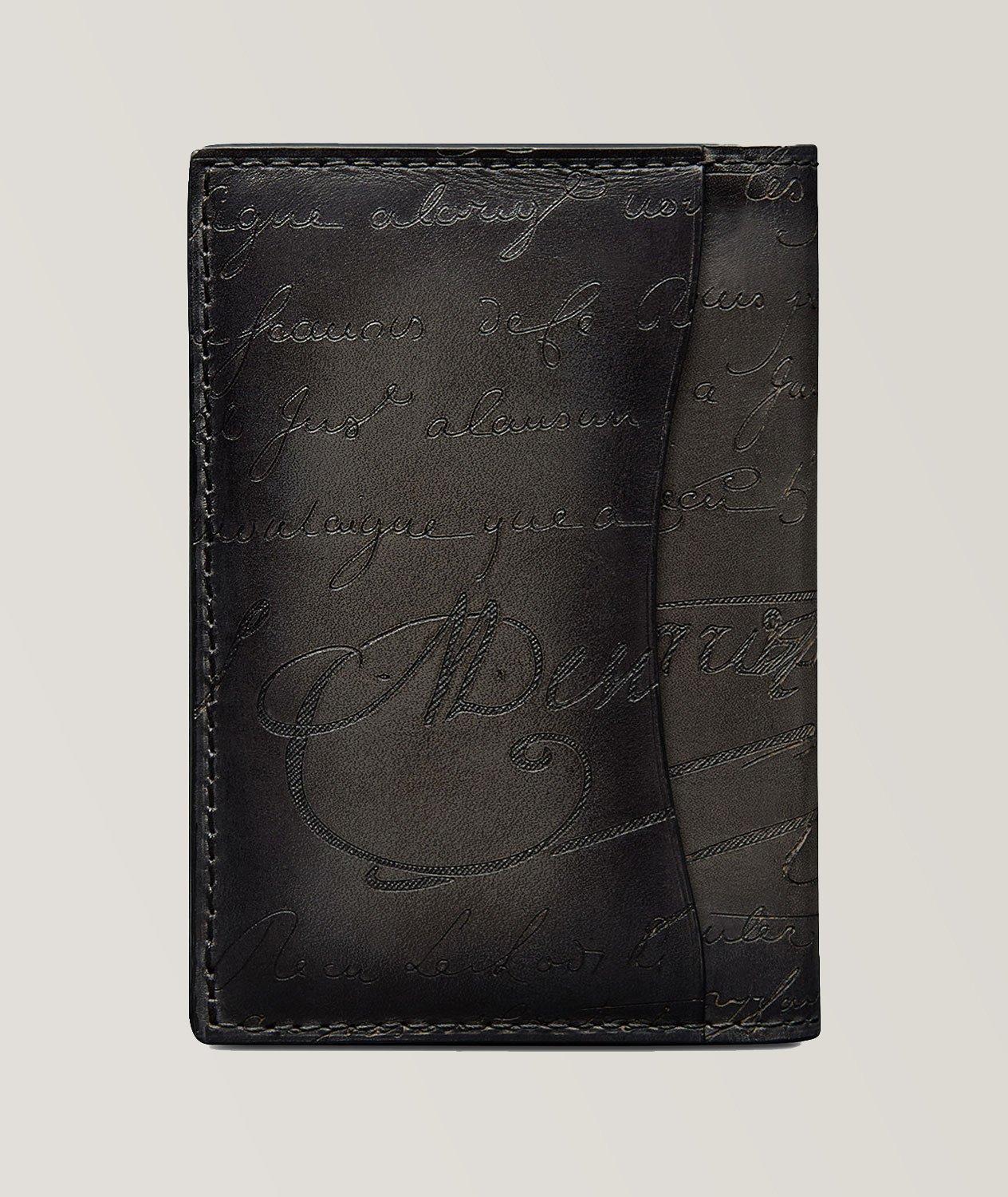 Jagua Scritto Leather Card Holder