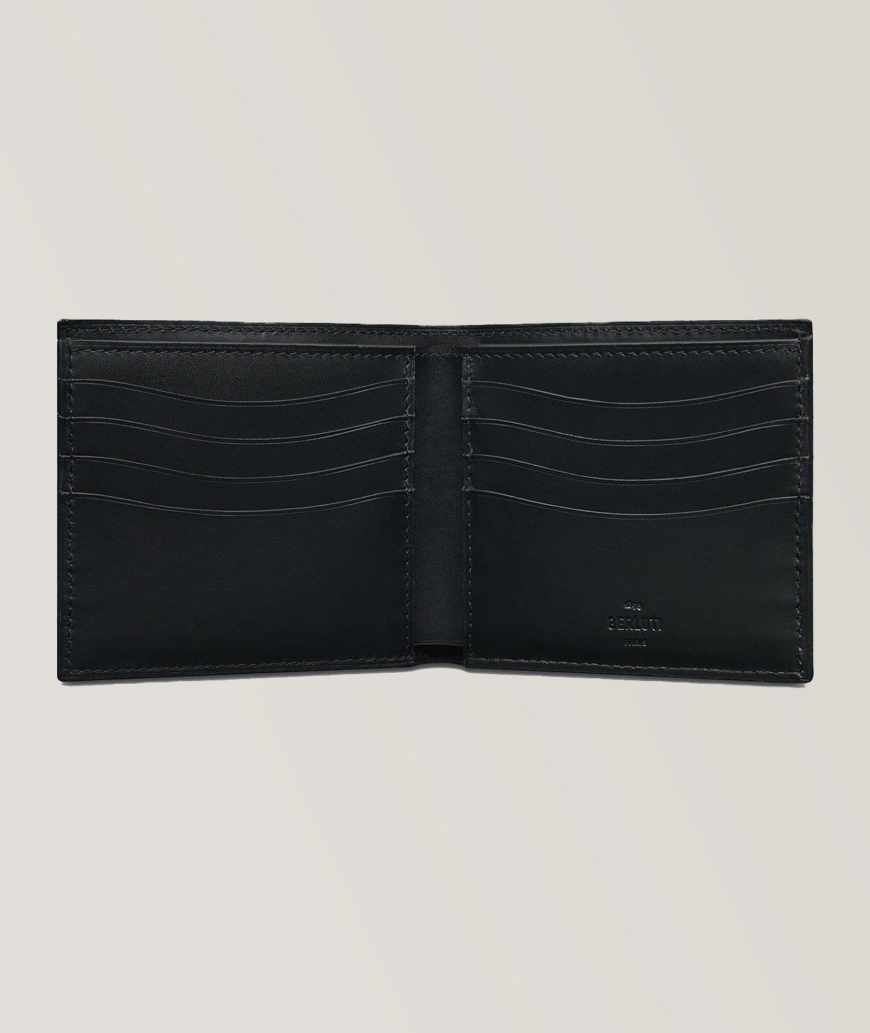 Portefeuille Makore en cuir à motif Scritto image 2