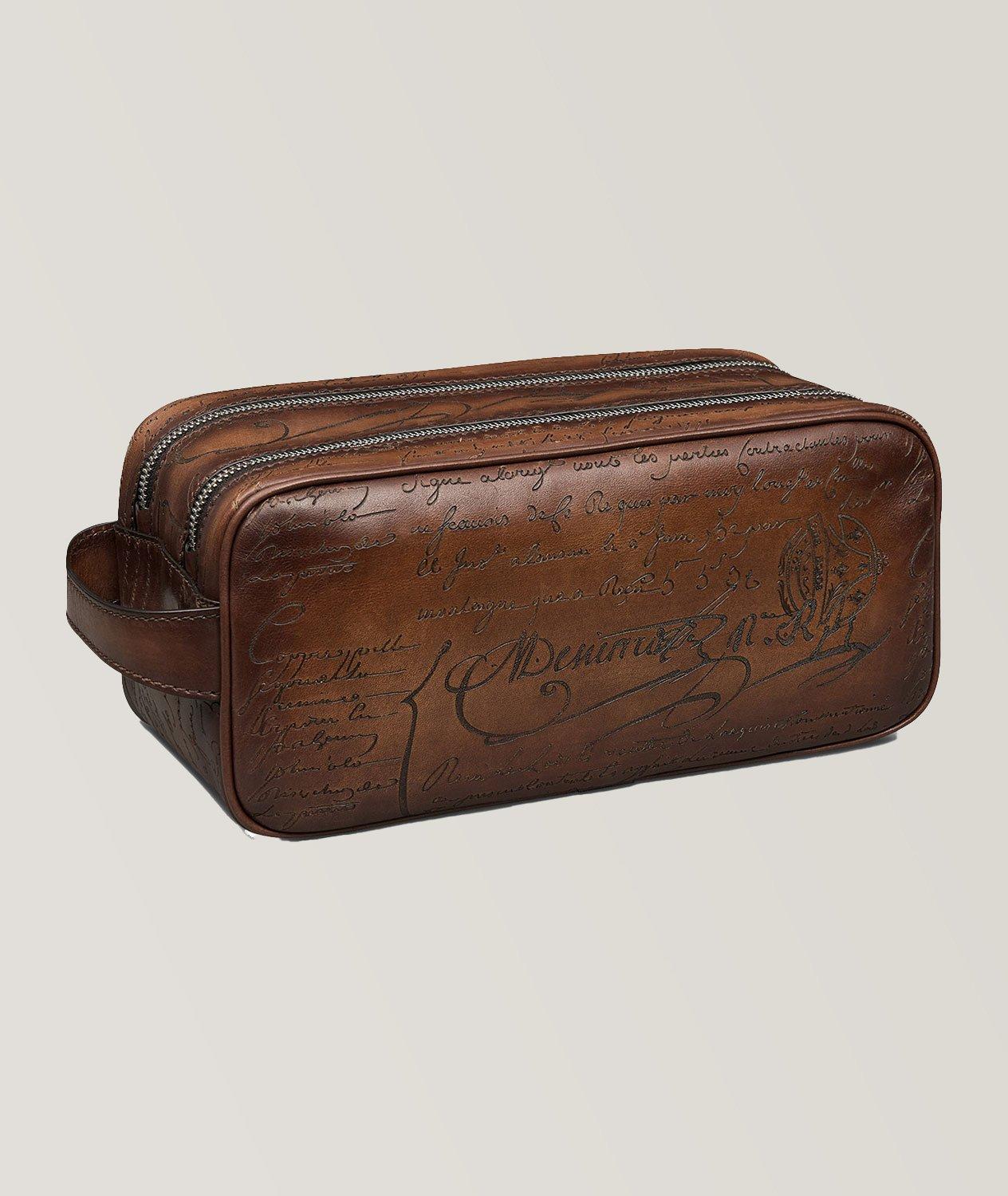 Formula Scritto Leather Toiletry Bag image 1