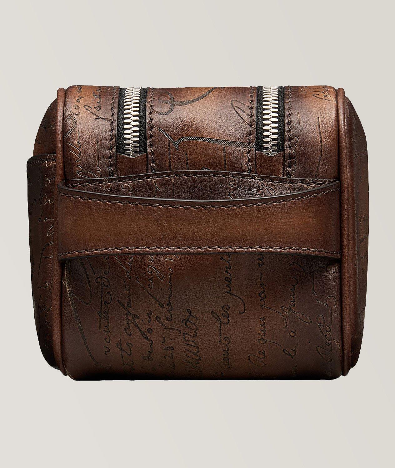 Formula Scritto Leather Toiletry Bag image 3