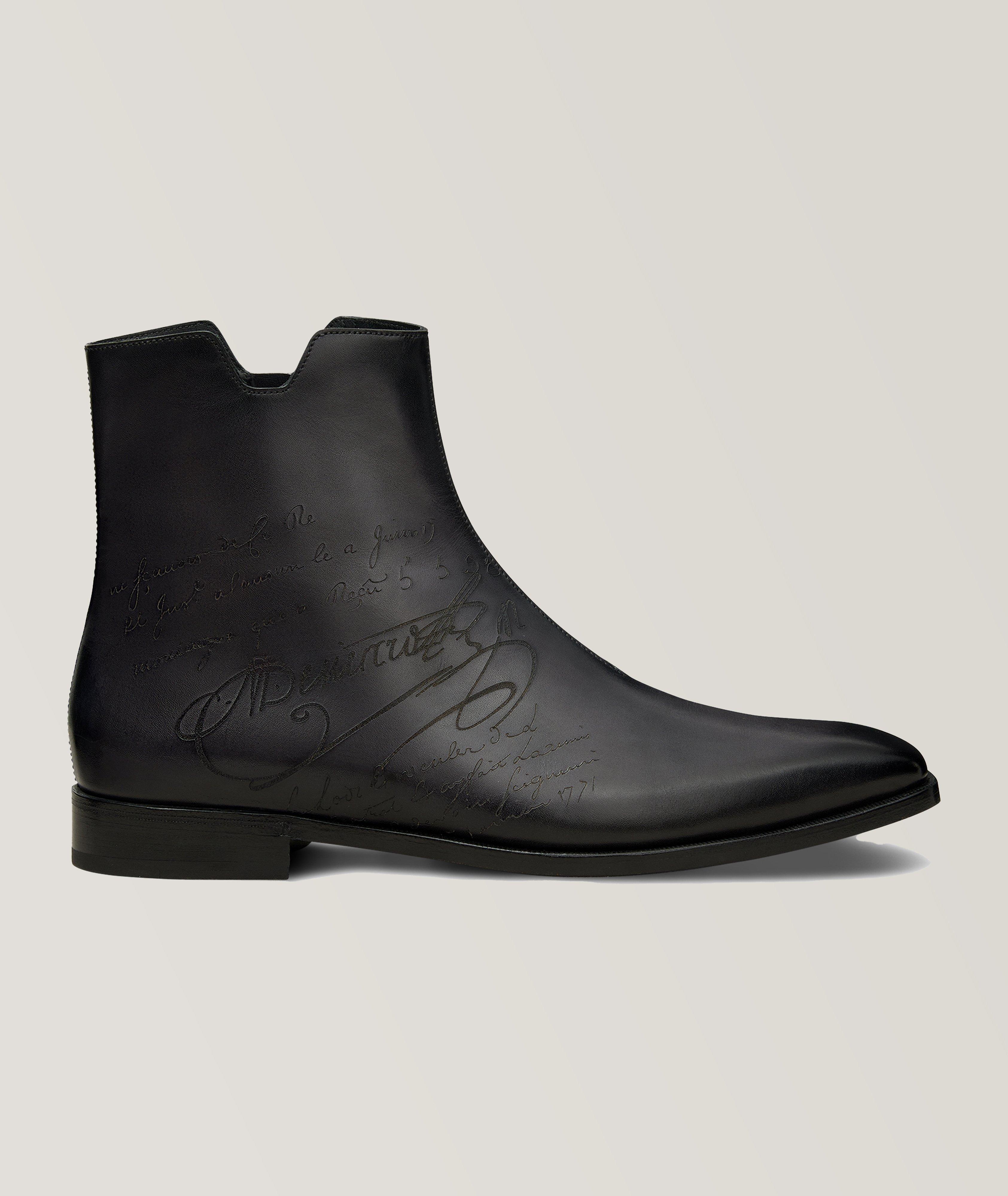 Berluti Demesure Scritto Leather Boot