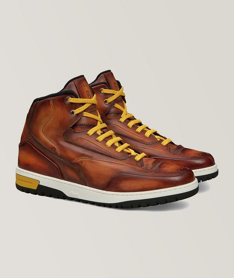 Playoff Leather High Top Sneakers image 1