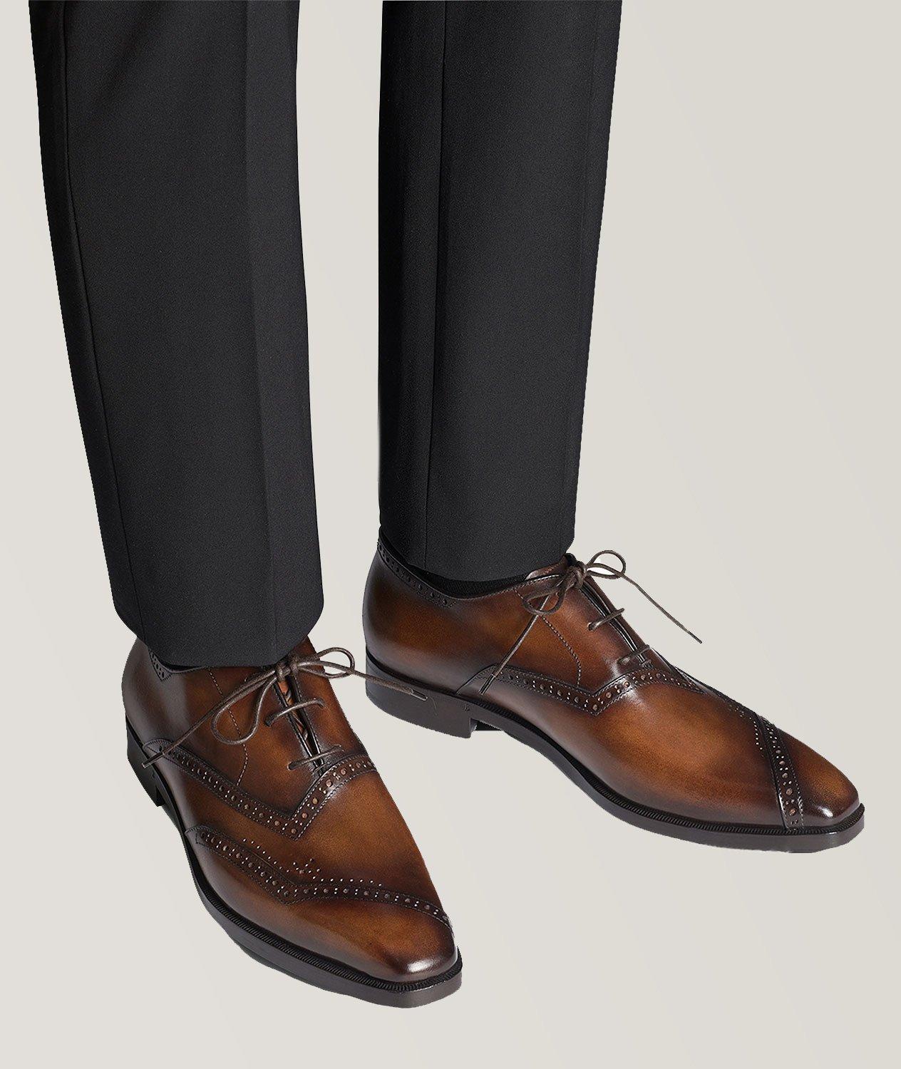 Asymmetric Broque Leather Oxford  image 6