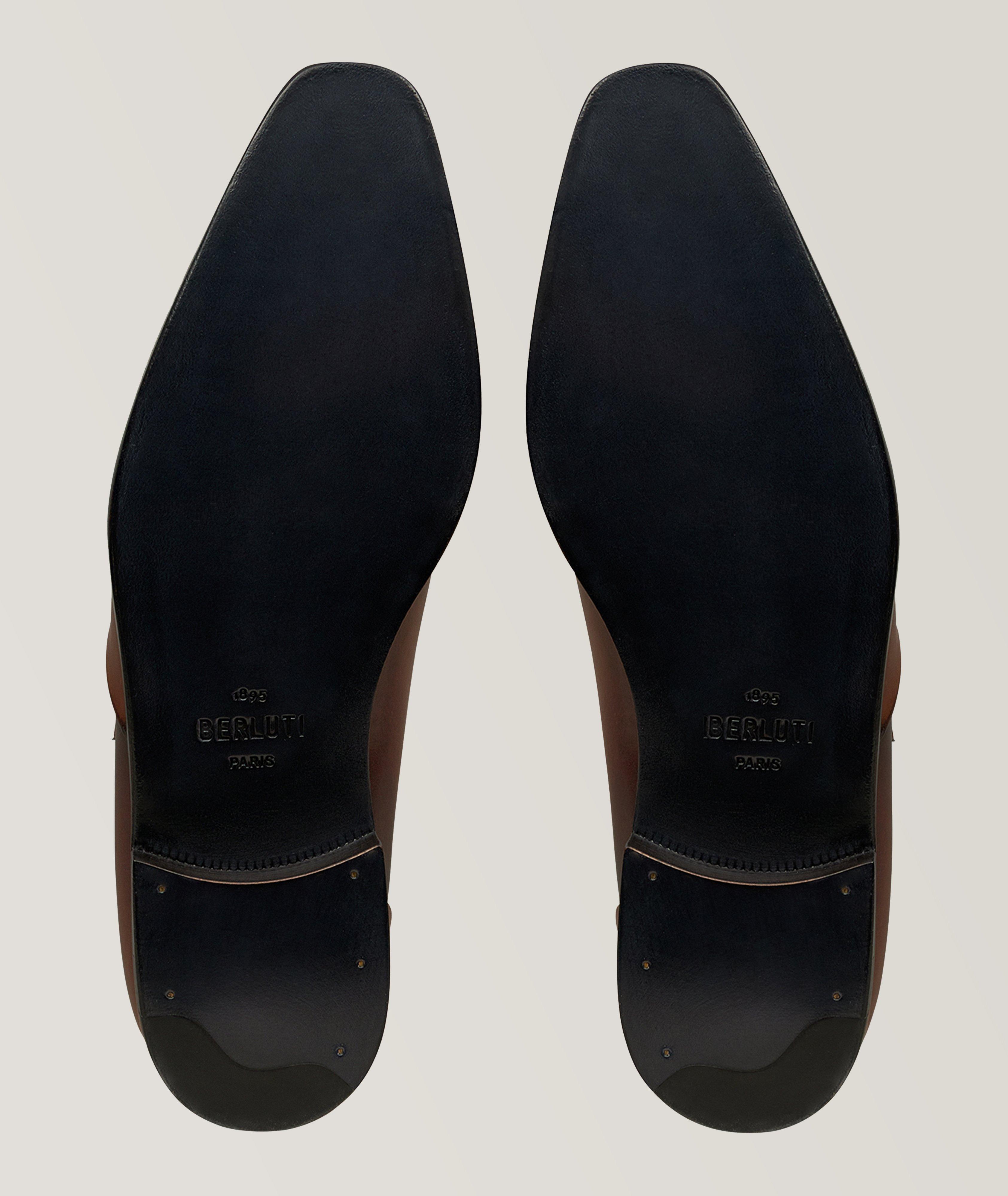 Drape Leather Single Monk Shoe image 3