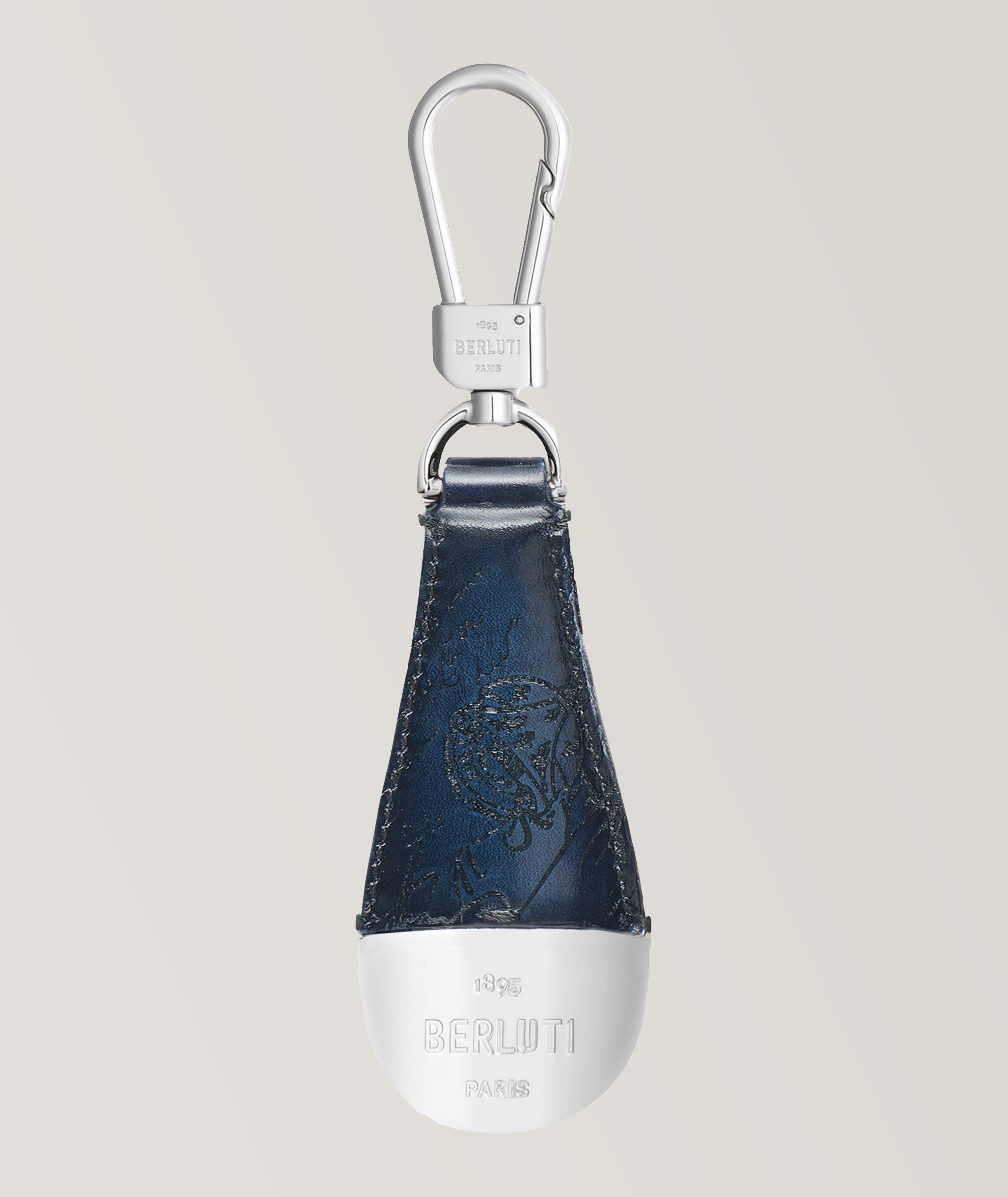 Porte-clés/chausse-pied en cuir à motif Scritto image 1