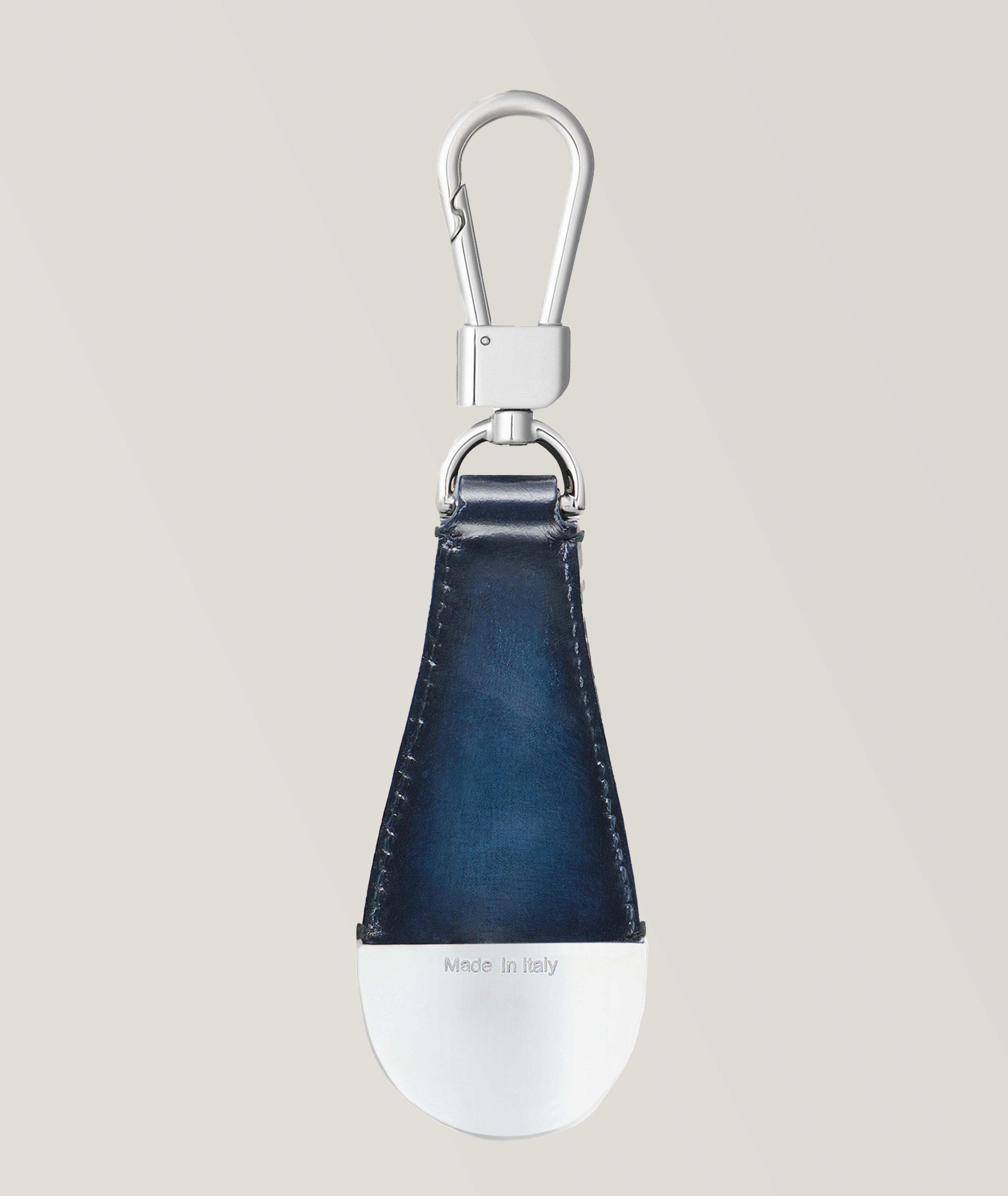 Porte-clés/chausse-pied en cuir à motif Scritto image 0