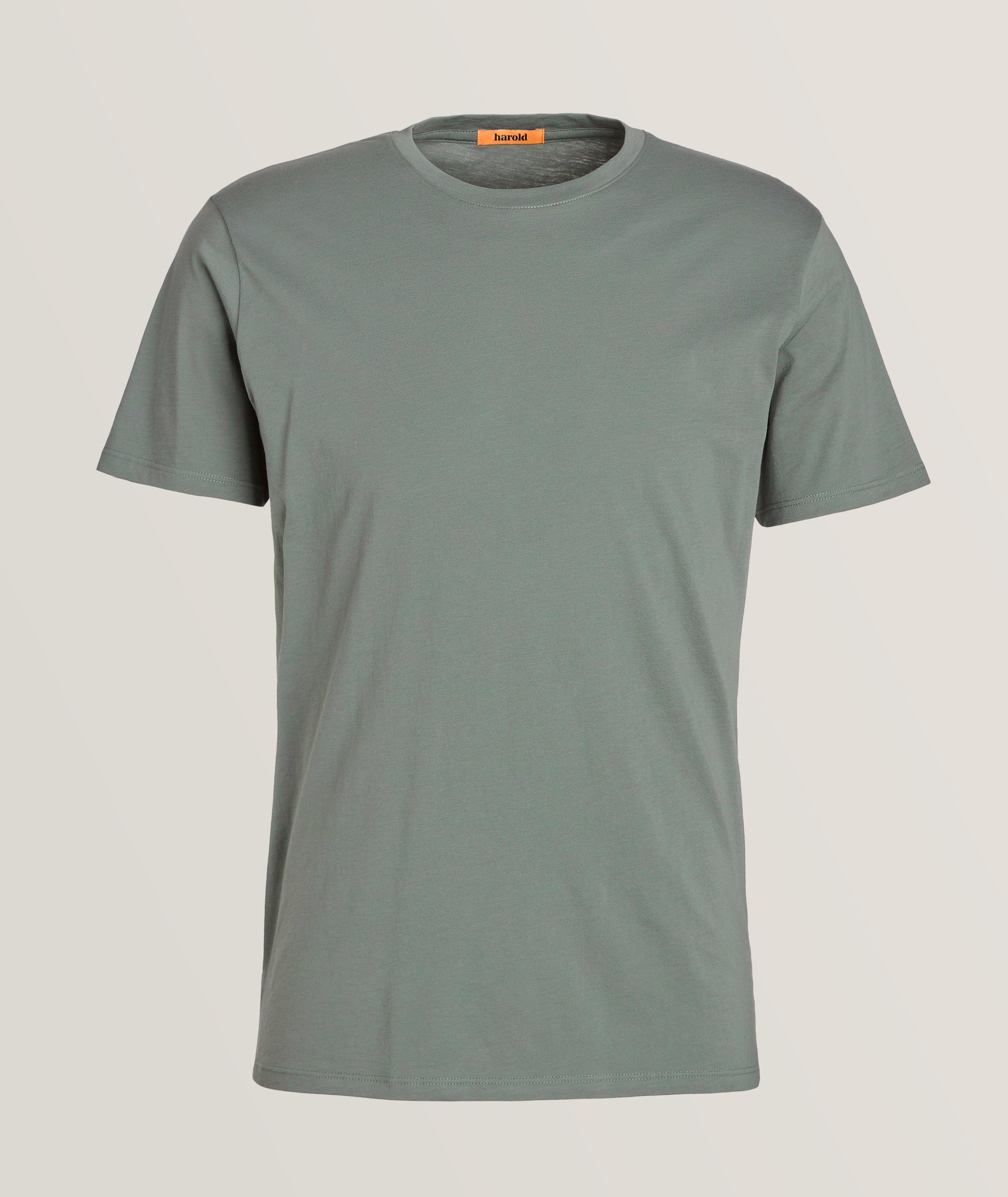 Harold Garment Dyed Pima Cotton Crewneck T-Shirt 