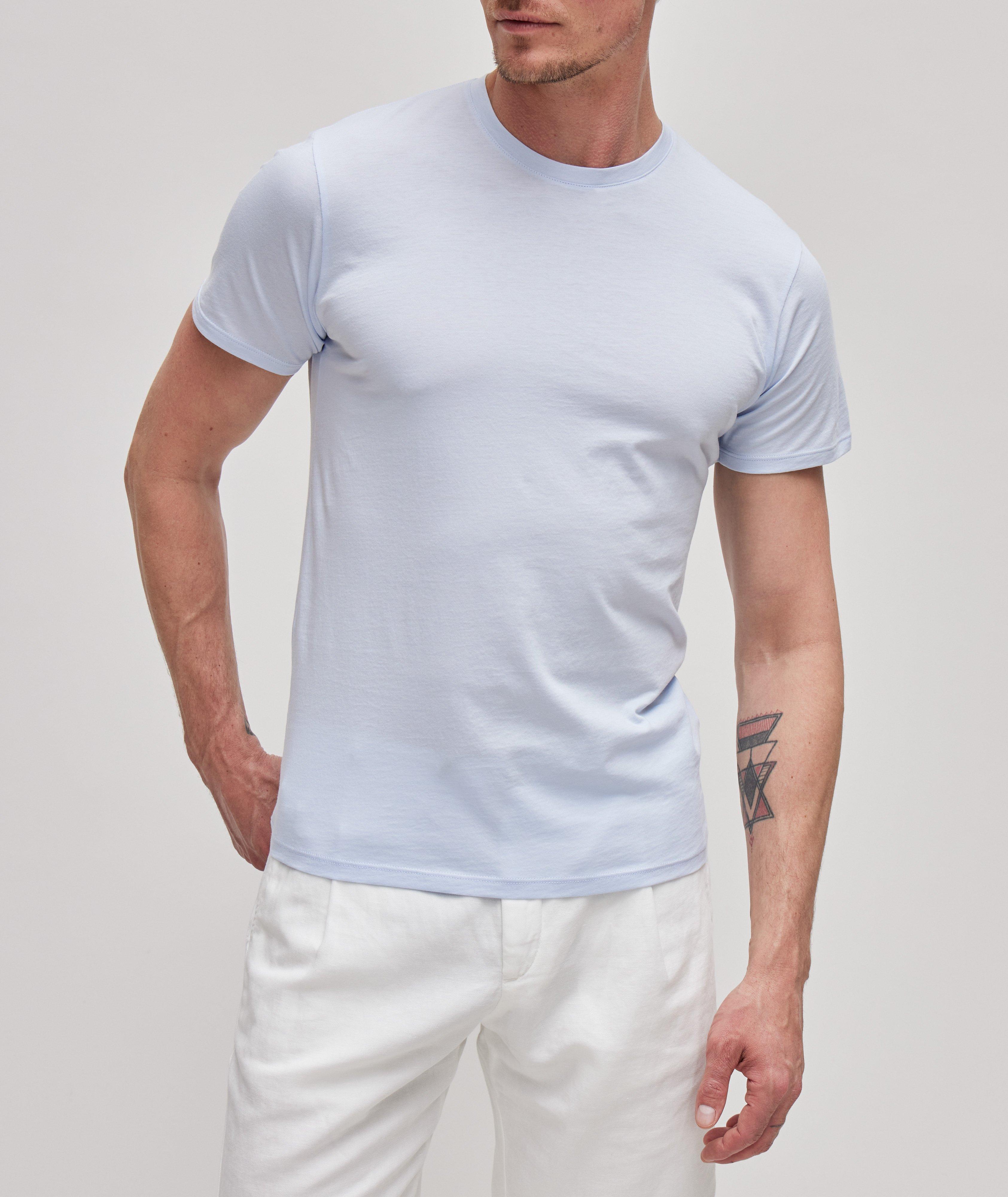 Garment Dyed Pima Cotton Crewneck T-Shirt  image 1